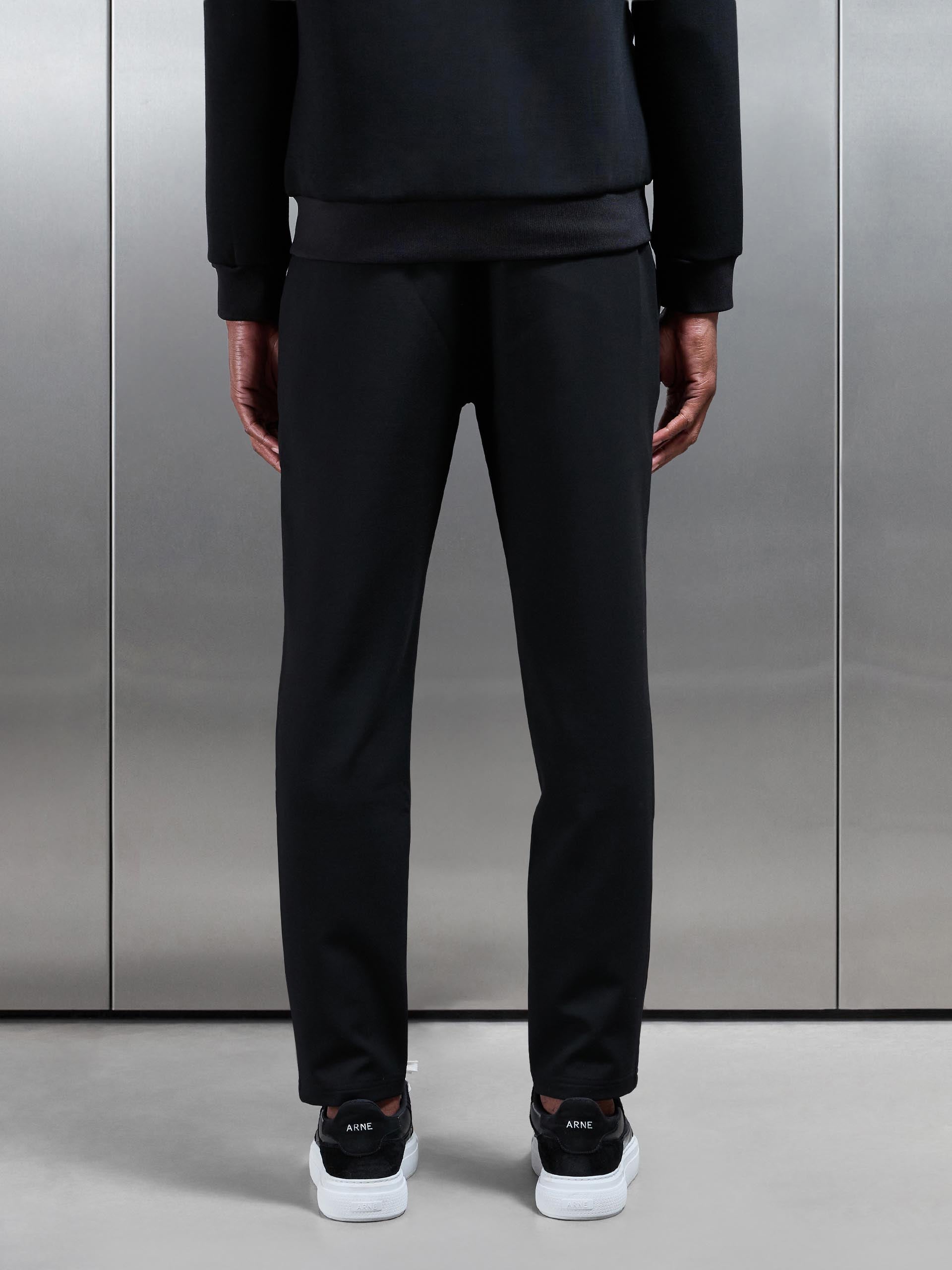 Mens Smart Casual Jogger in Black