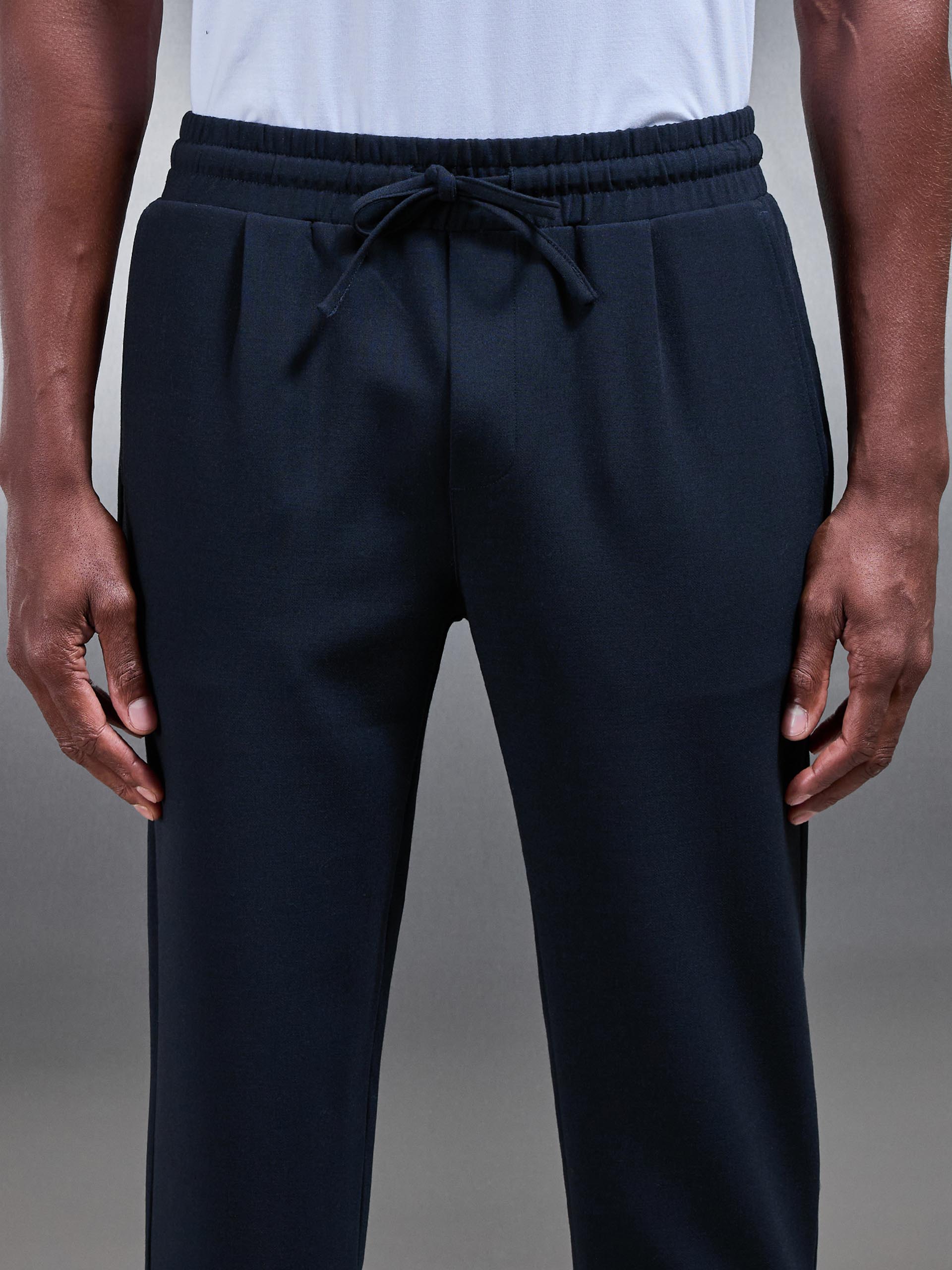Mens Smart Casual Jogger in Navy