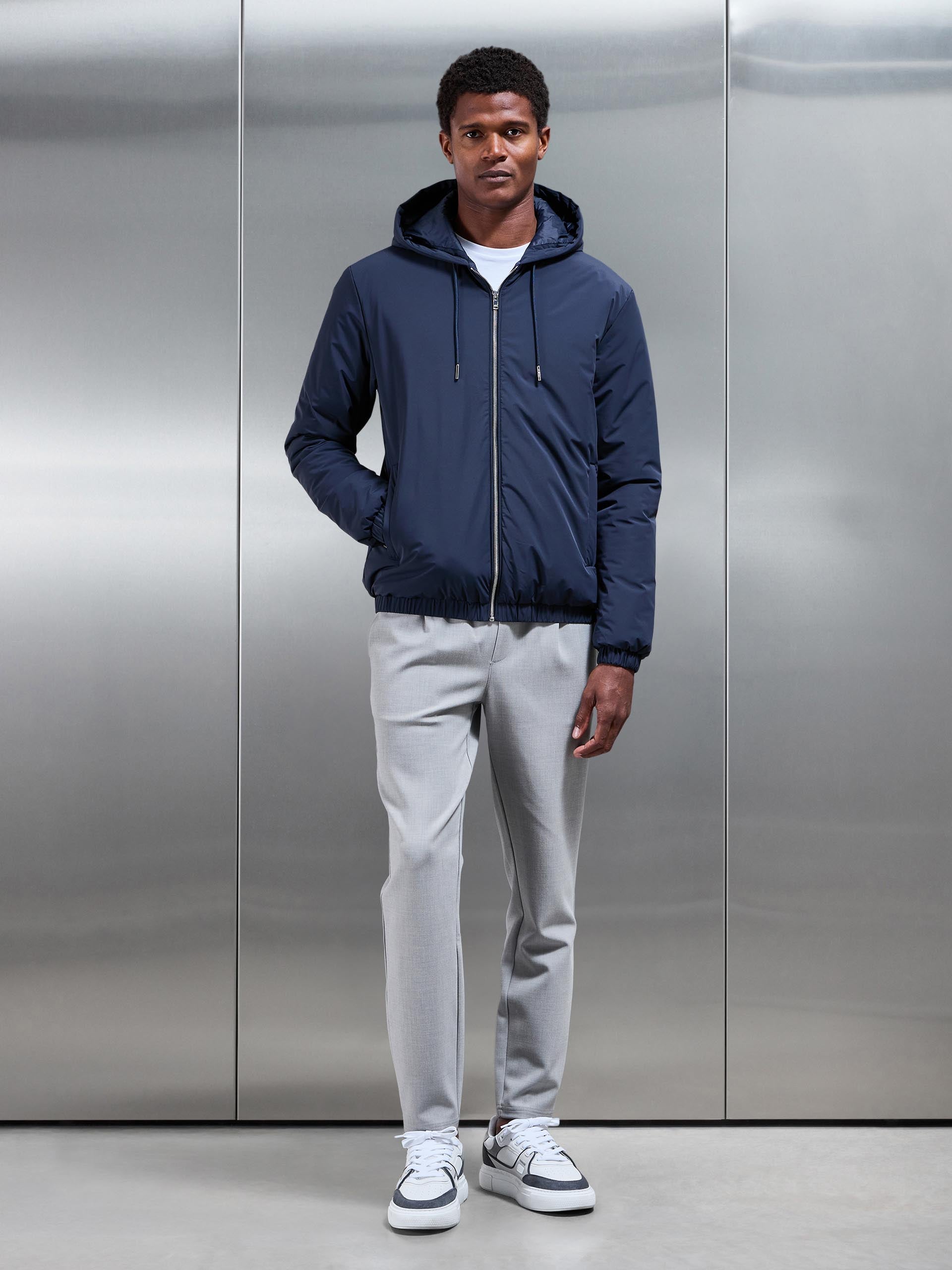 Mens Smart Casual Jogger in Stone