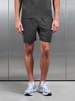 Mens Soft Jersey Motion Short in Charcoal