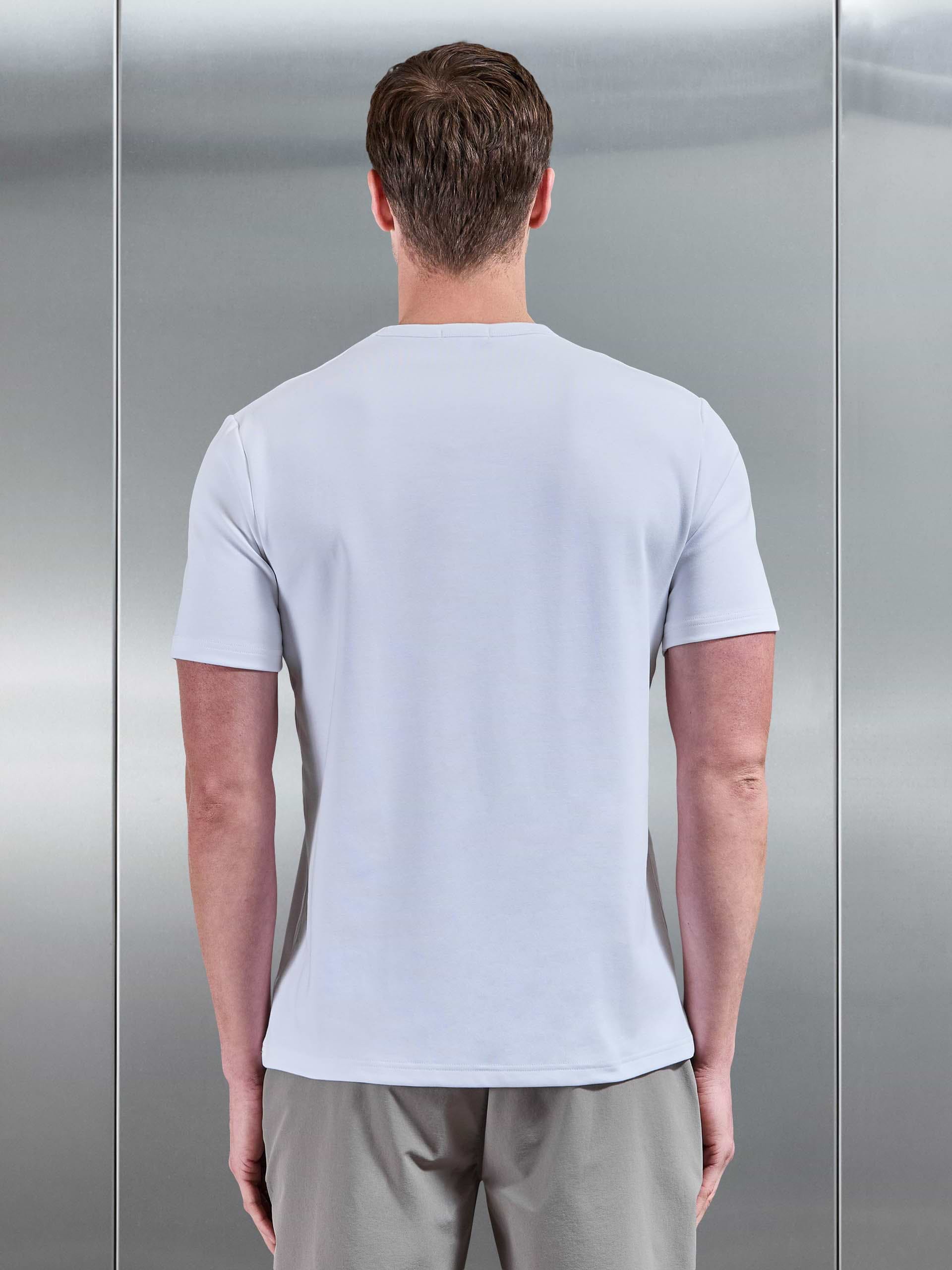 Stretch Jersey T-Shirt in White
