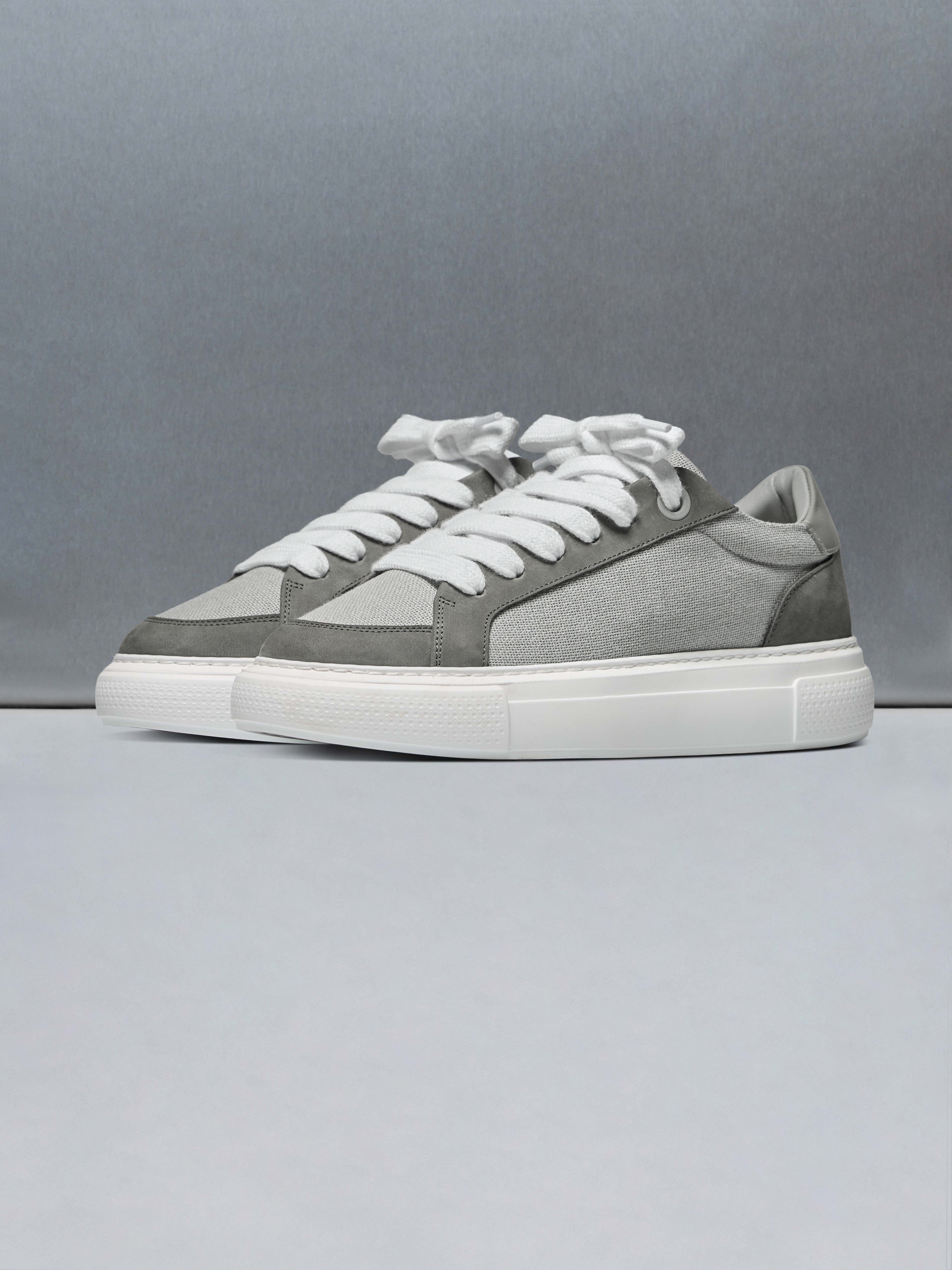 Mens Studio Trainer in Grey