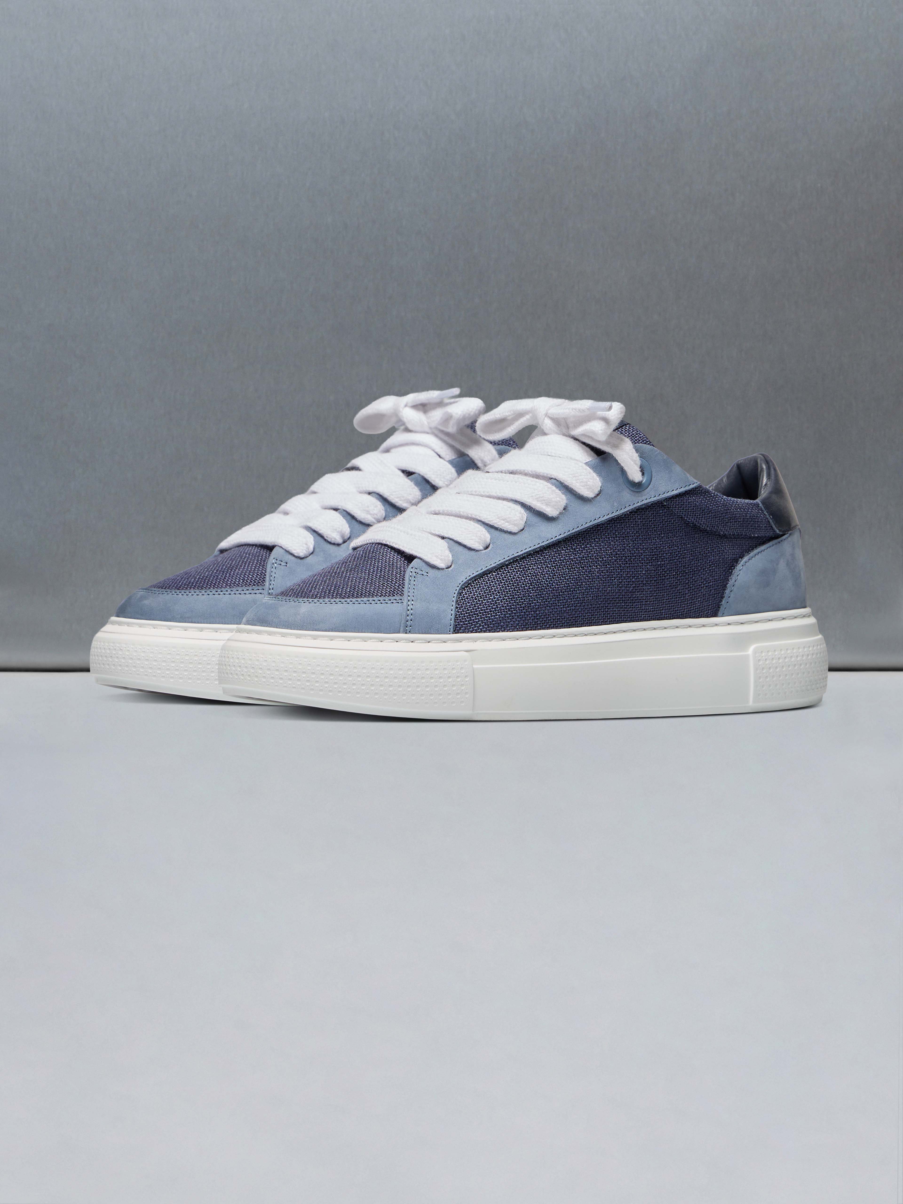Mens Studio Trainer in Navy Blue