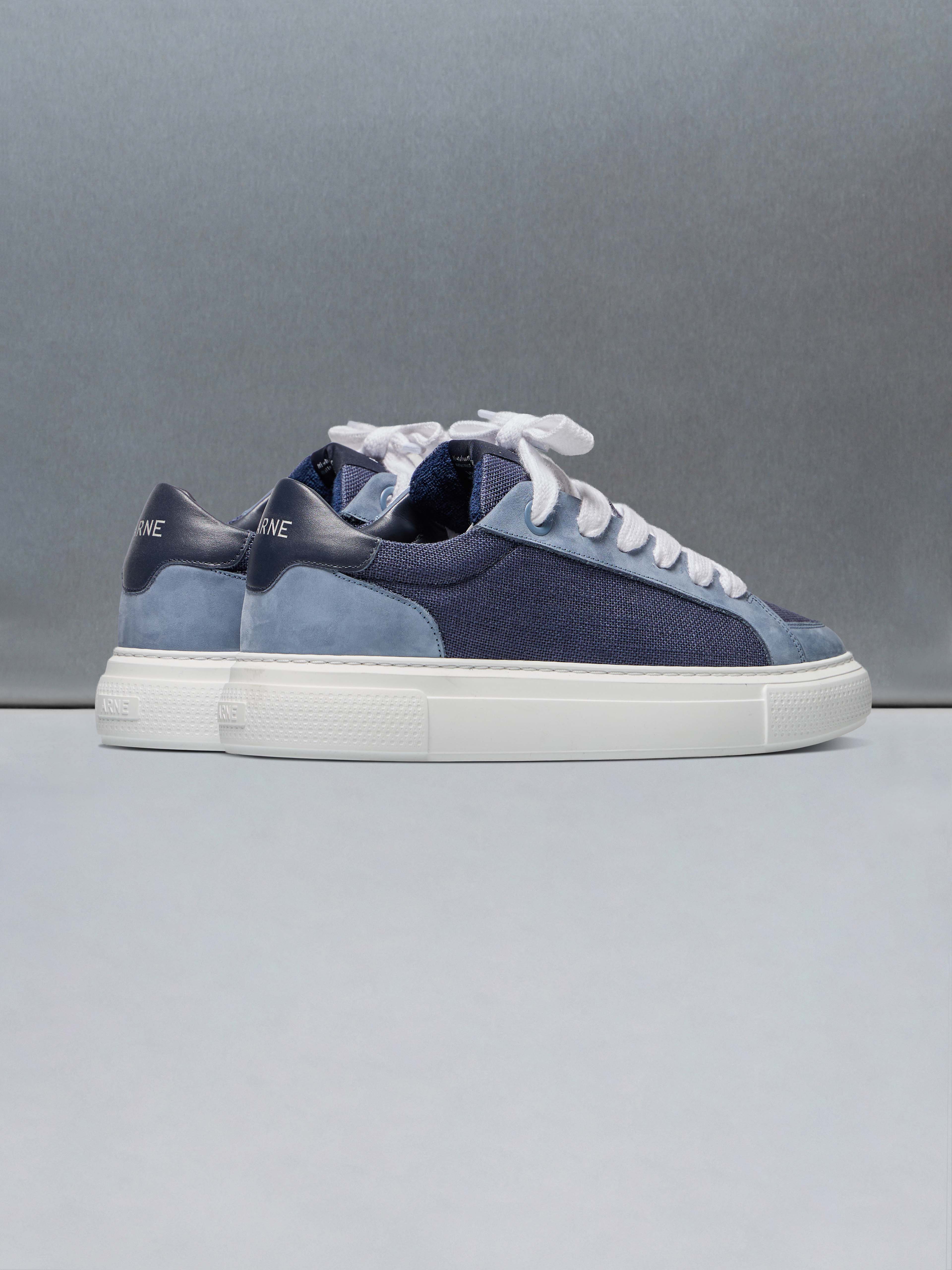 Mens Studio Trainer in Navy Blue
