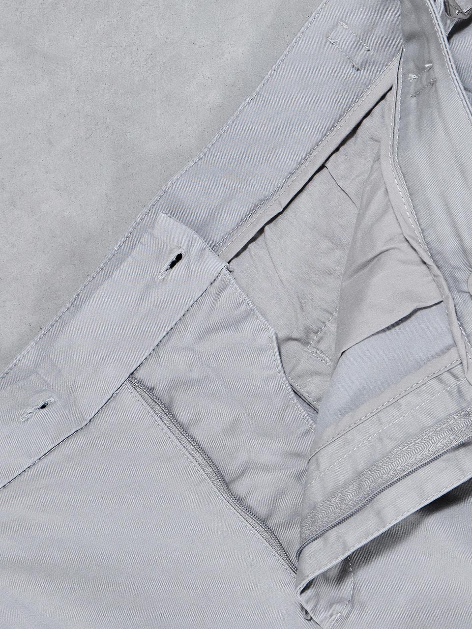 Mens Tailored Side Adjuster Chino Trouser in Stone
