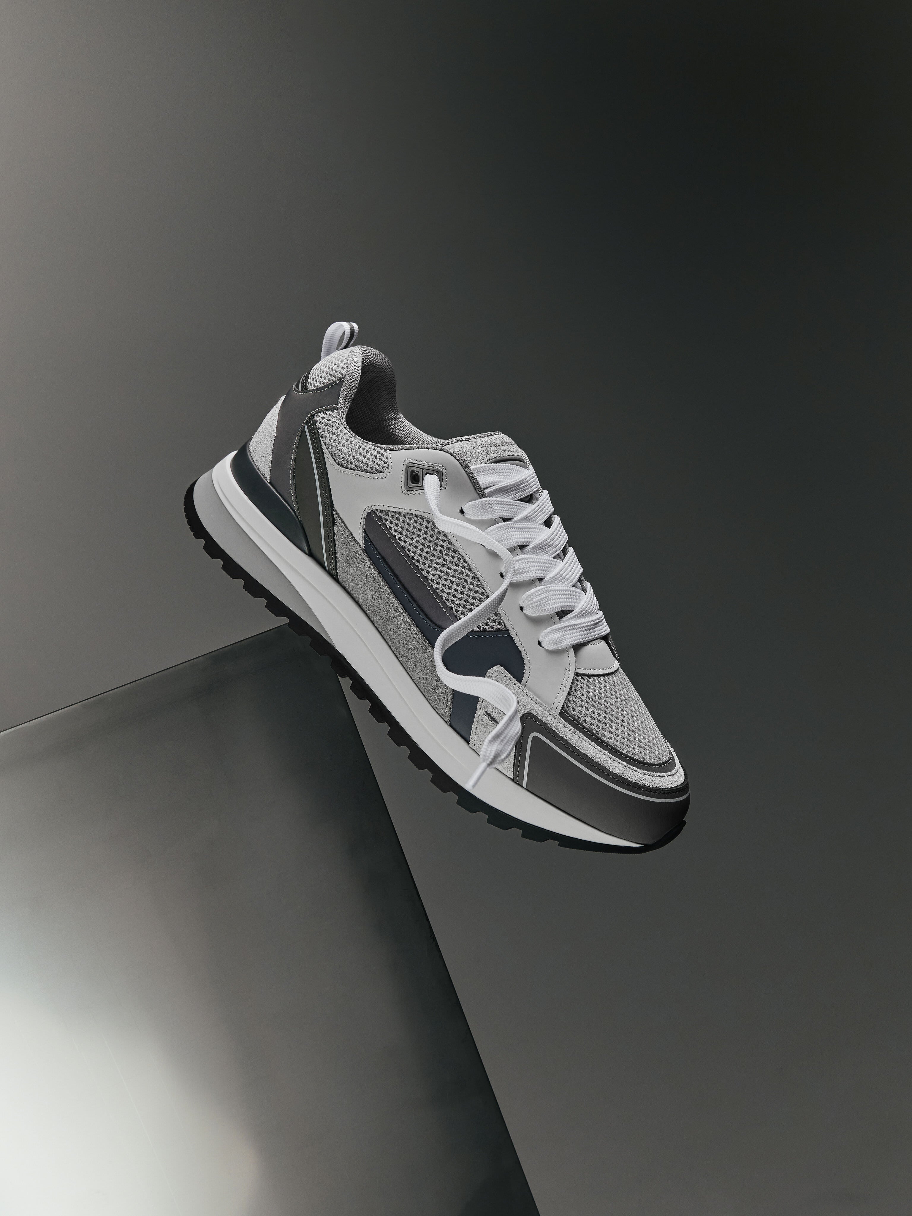 Mens Technical Racer in Ocean Grey