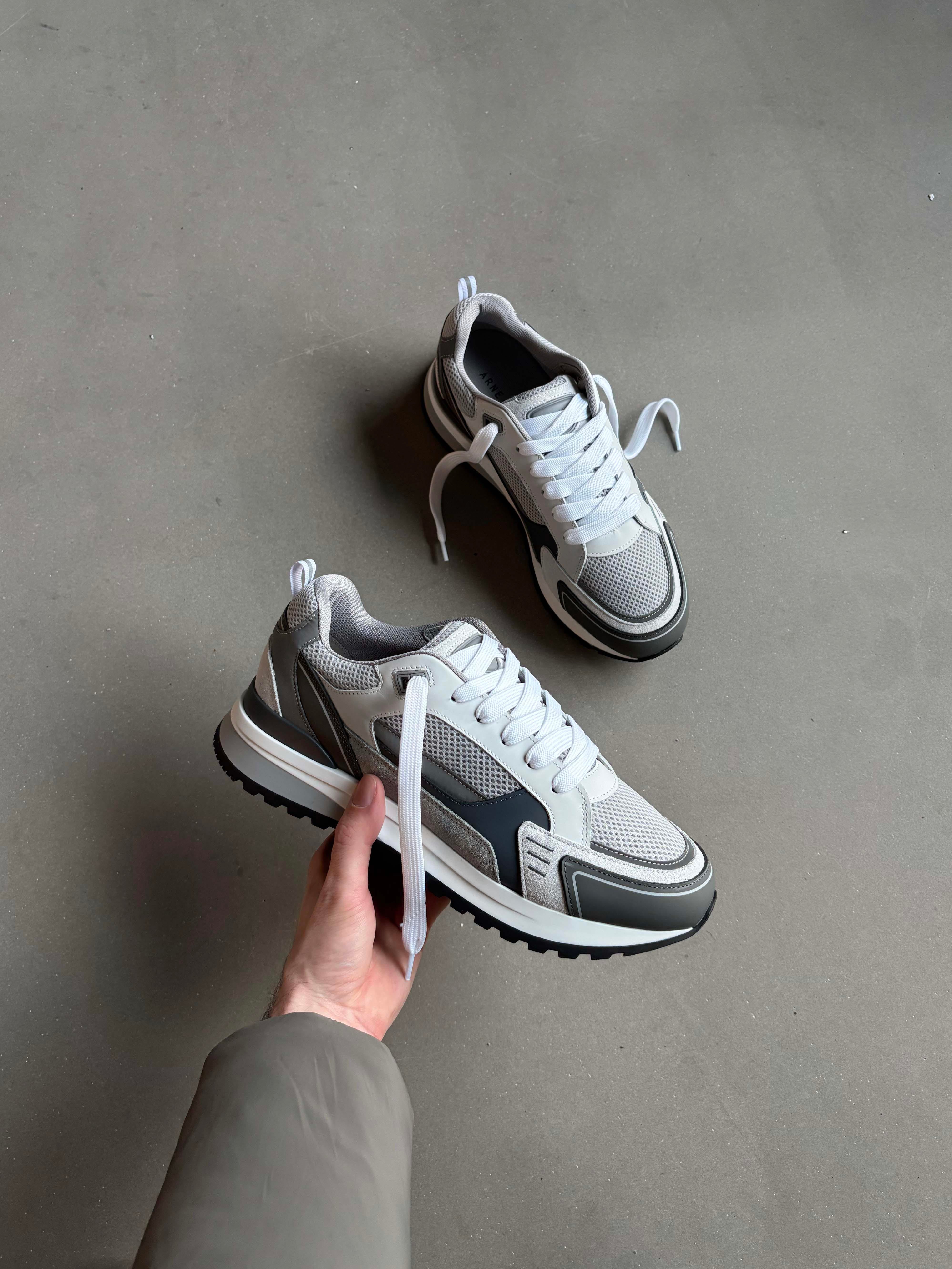 Mens Technical Racer in Ocean Grey