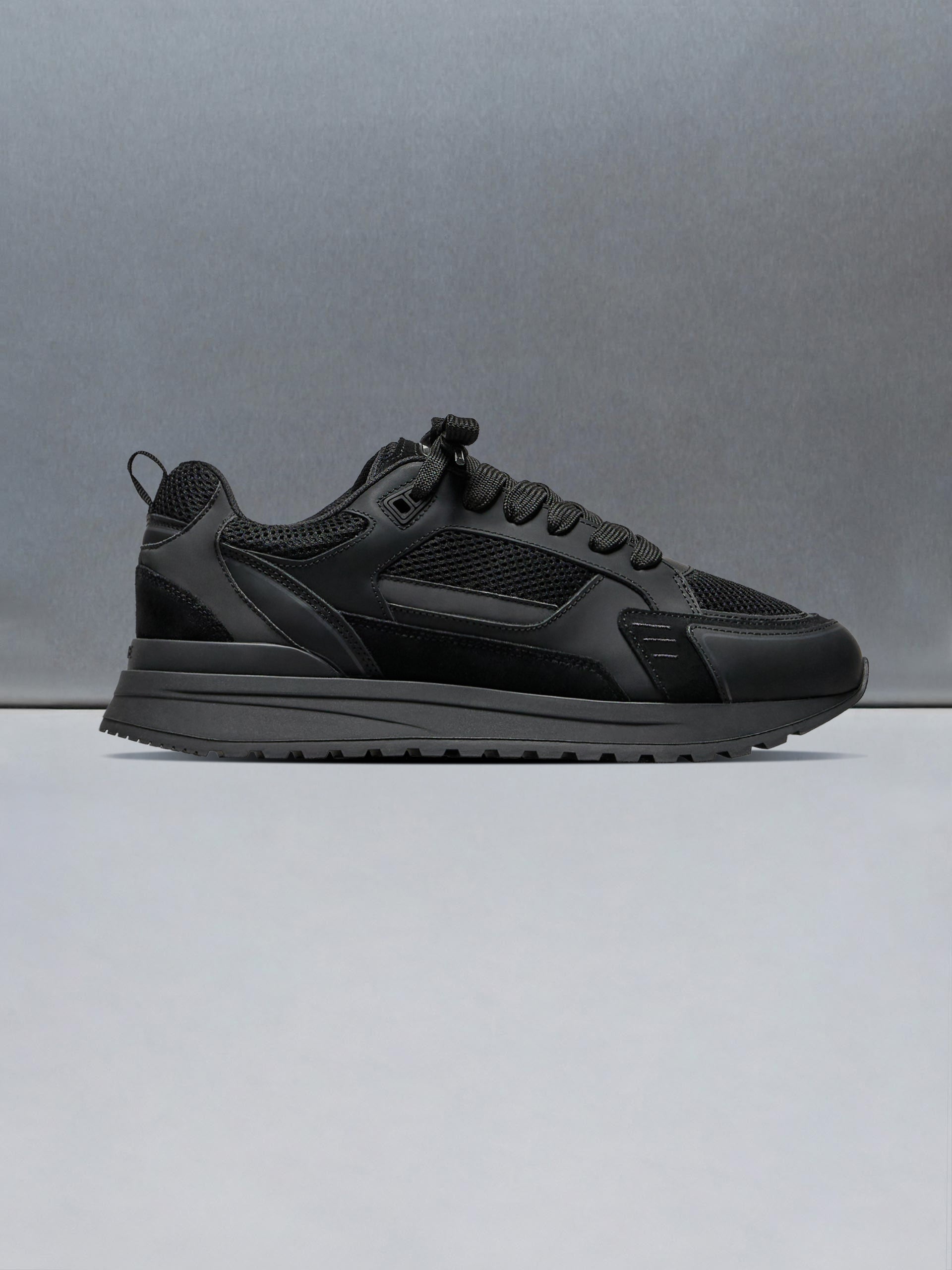 Mens Technical Racer in Triple Black