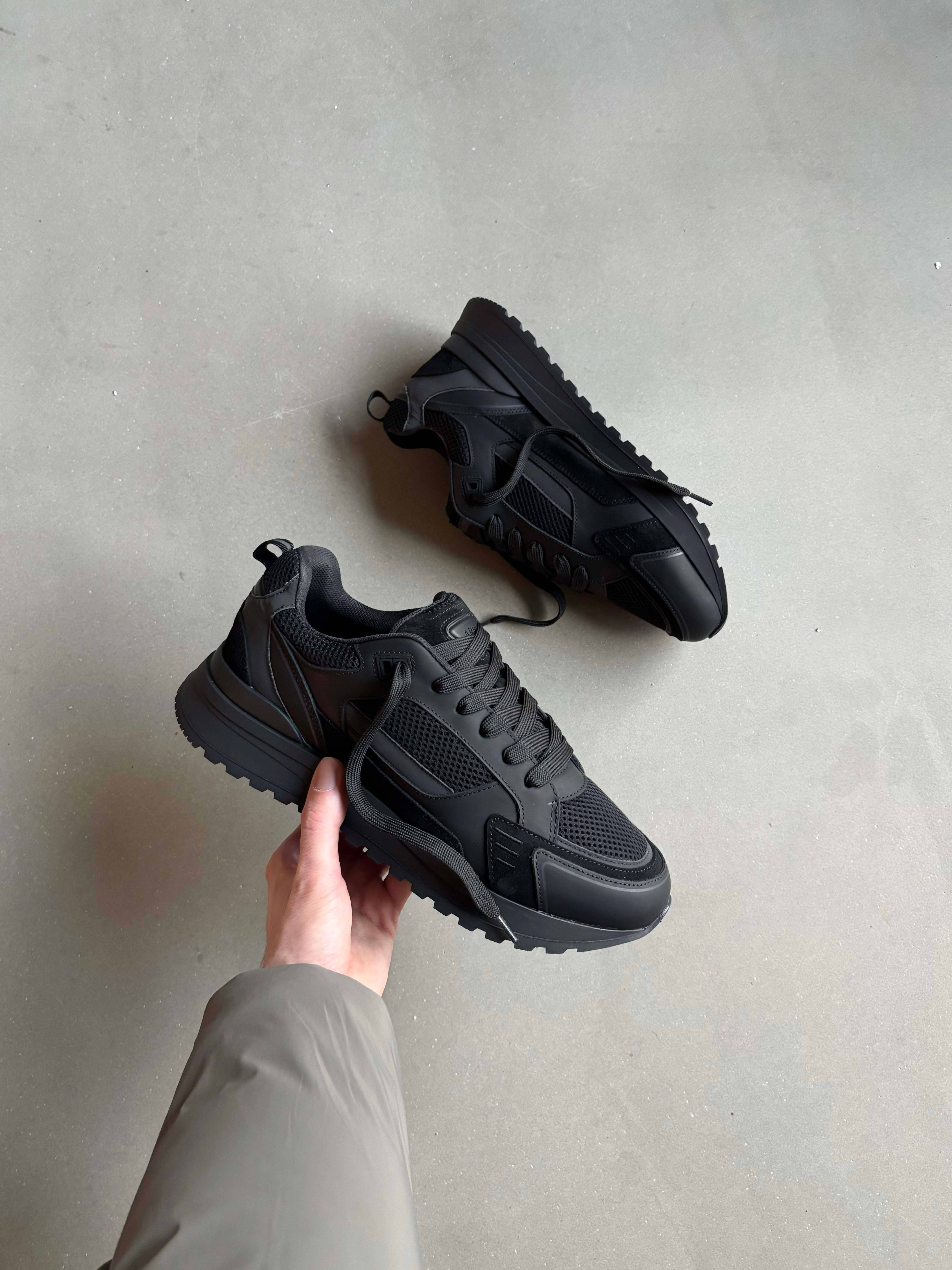 Technical Racer in Triple Black