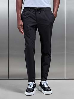 Mens Technical Stretch Chino Trouser in Black