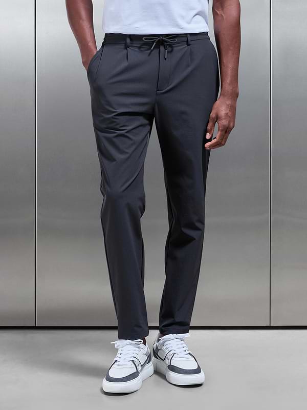 Mens Technical Stretch Chino Trouser in Grey