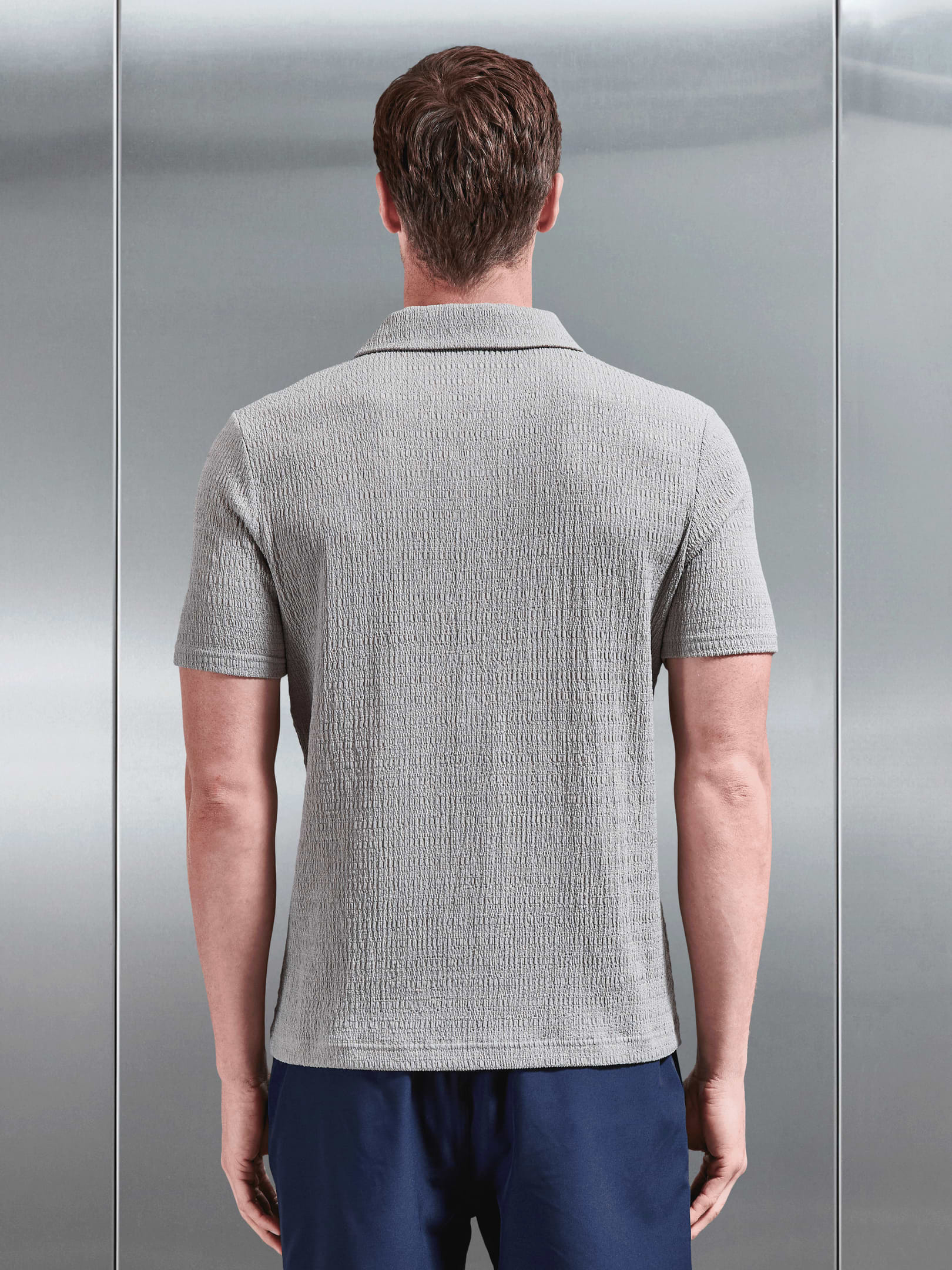 To The Beach Revere Collar Shirt in Stone