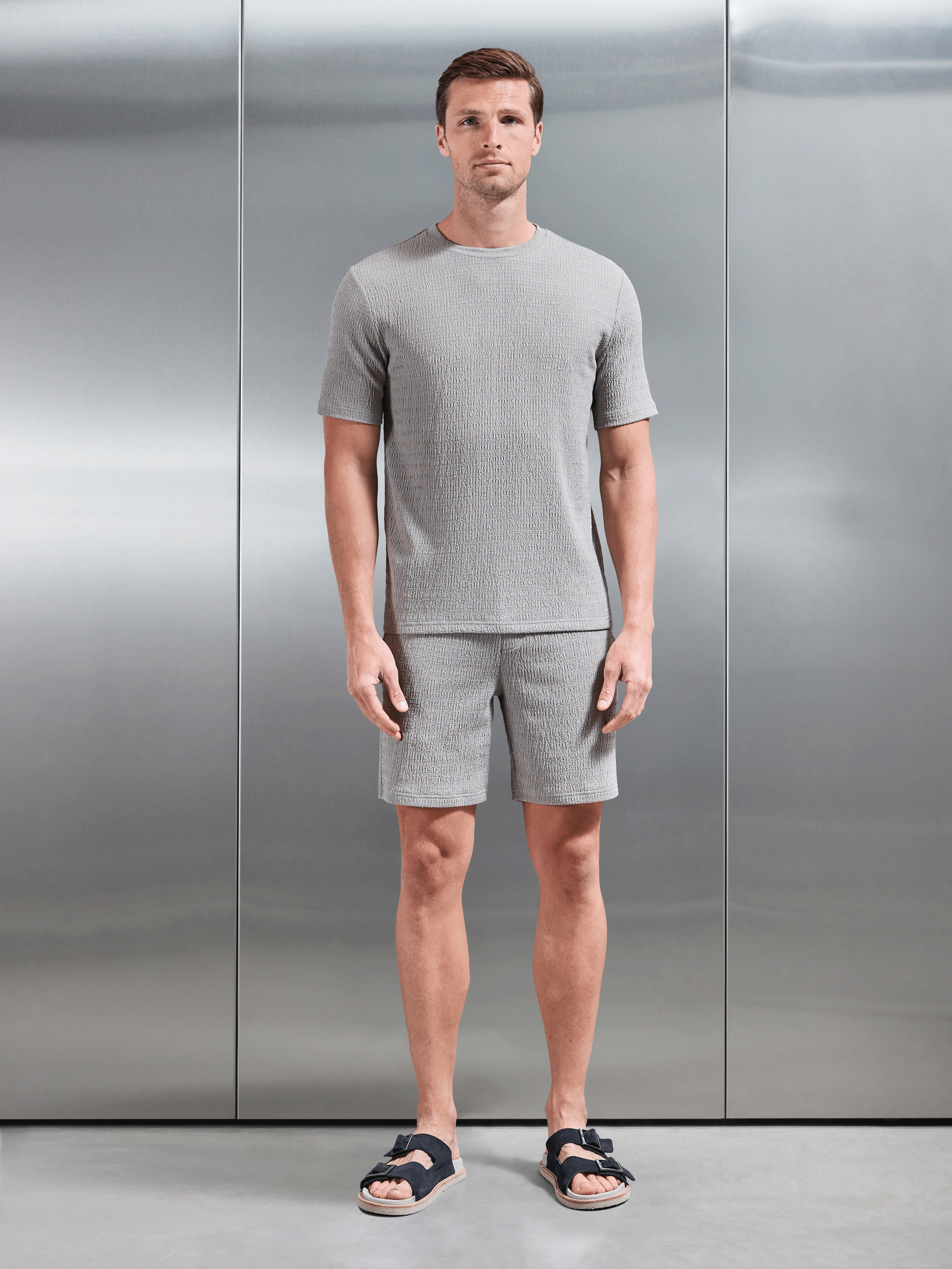 Mens To The Beach Short in Stone