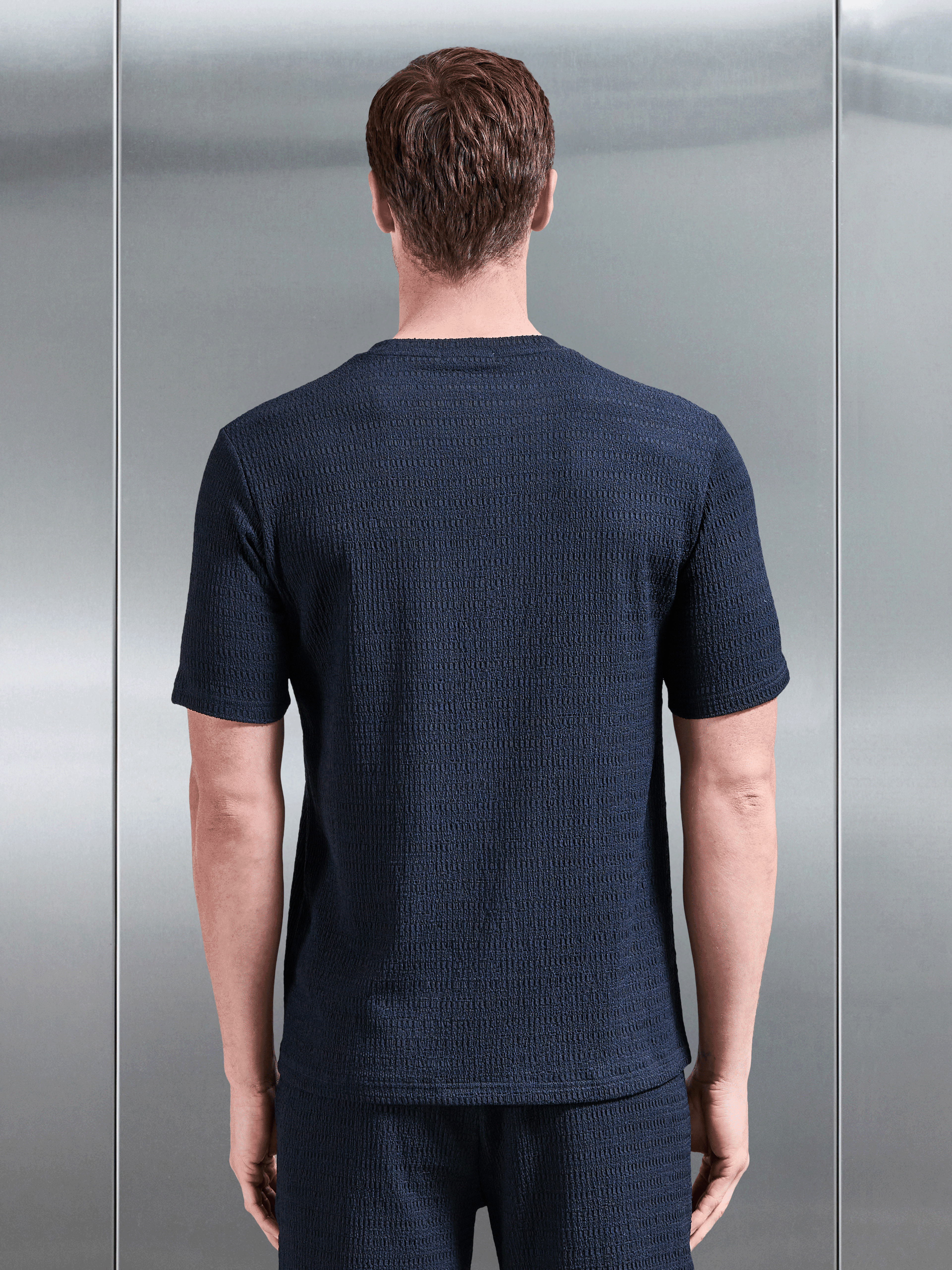 Mens To The Beach T-Shirt in Navy