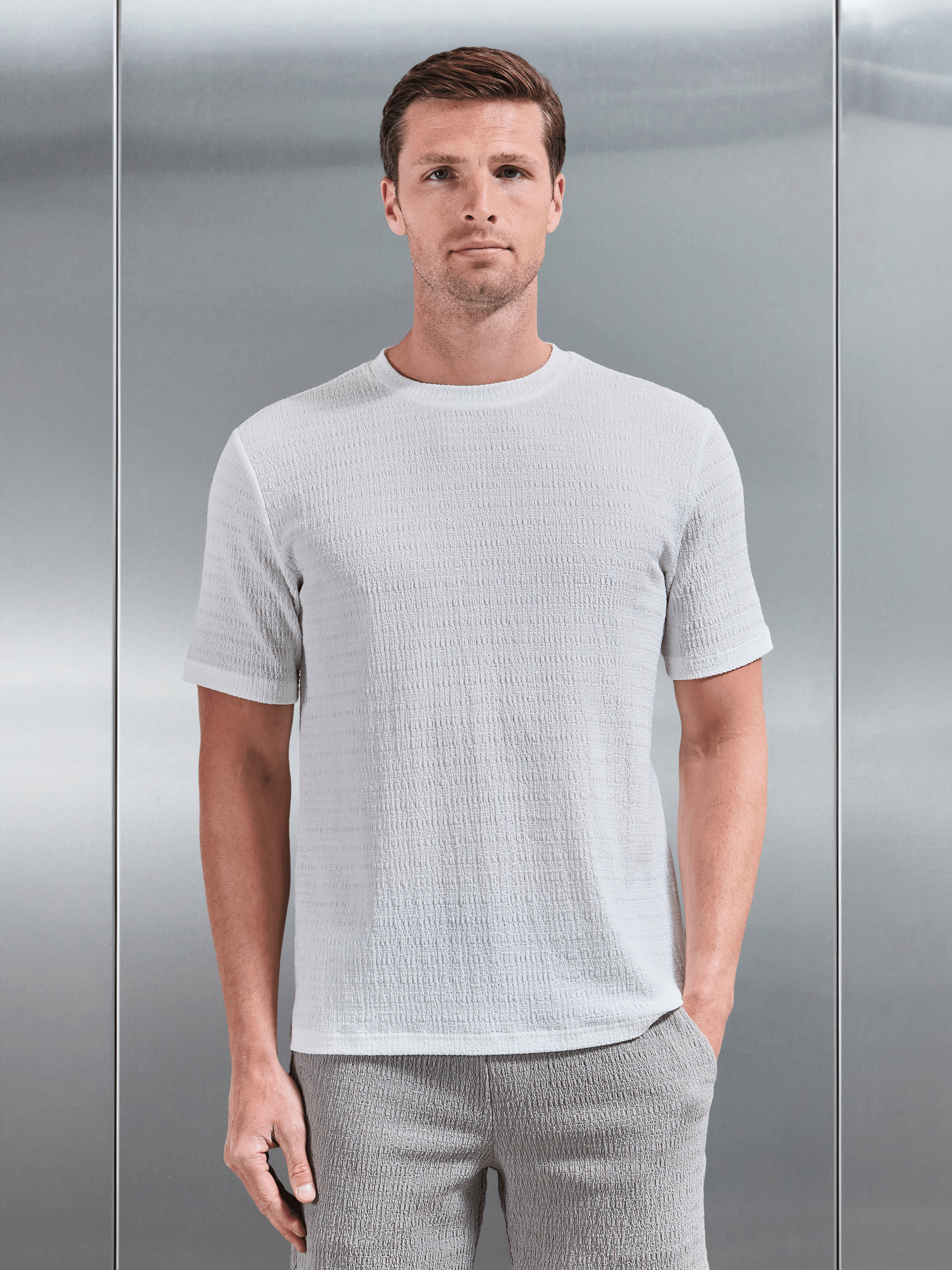 Mens To The Beach T-Shirt in White