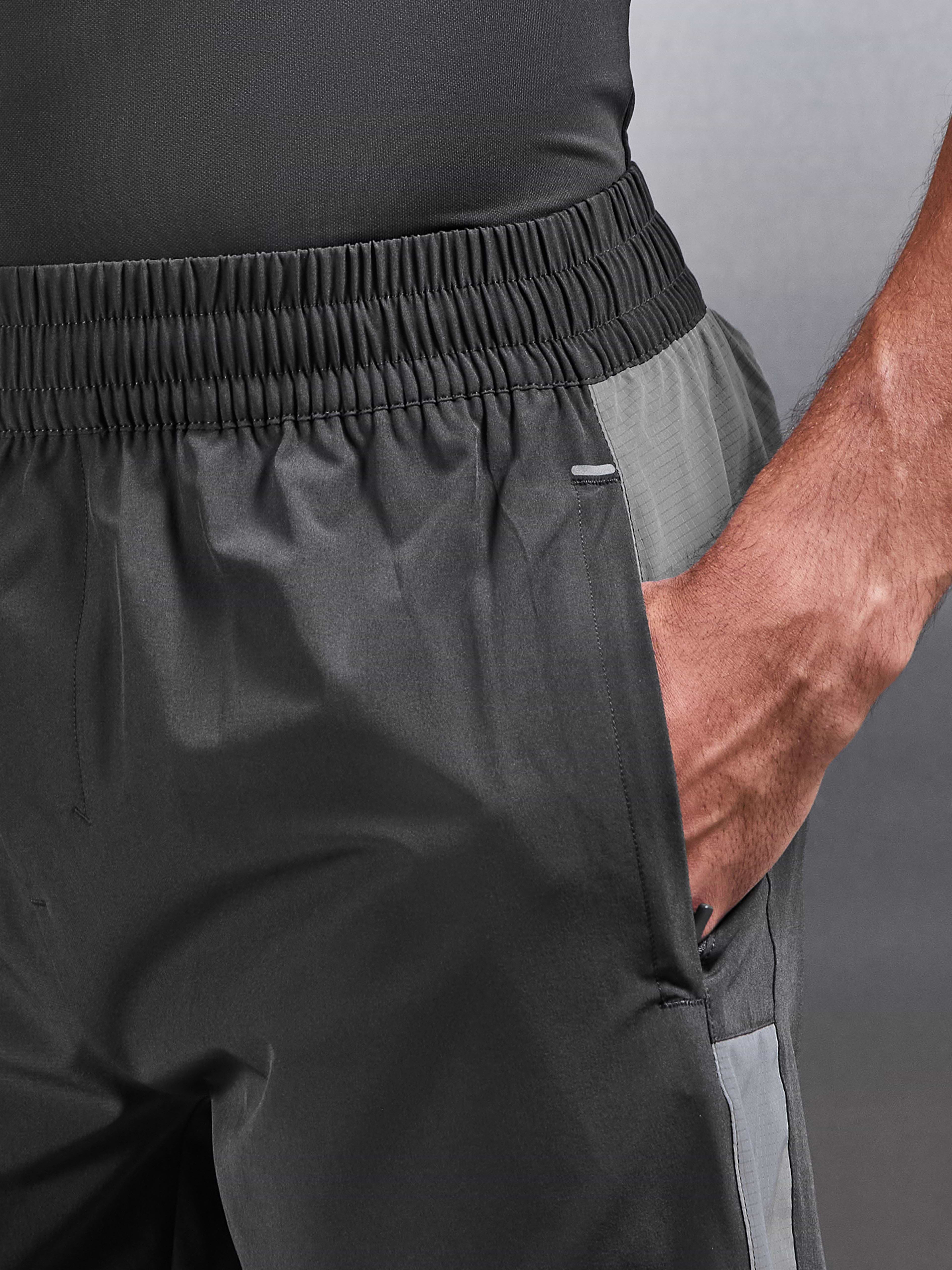 Track Colour Block Active Short in Grey Mid Grey