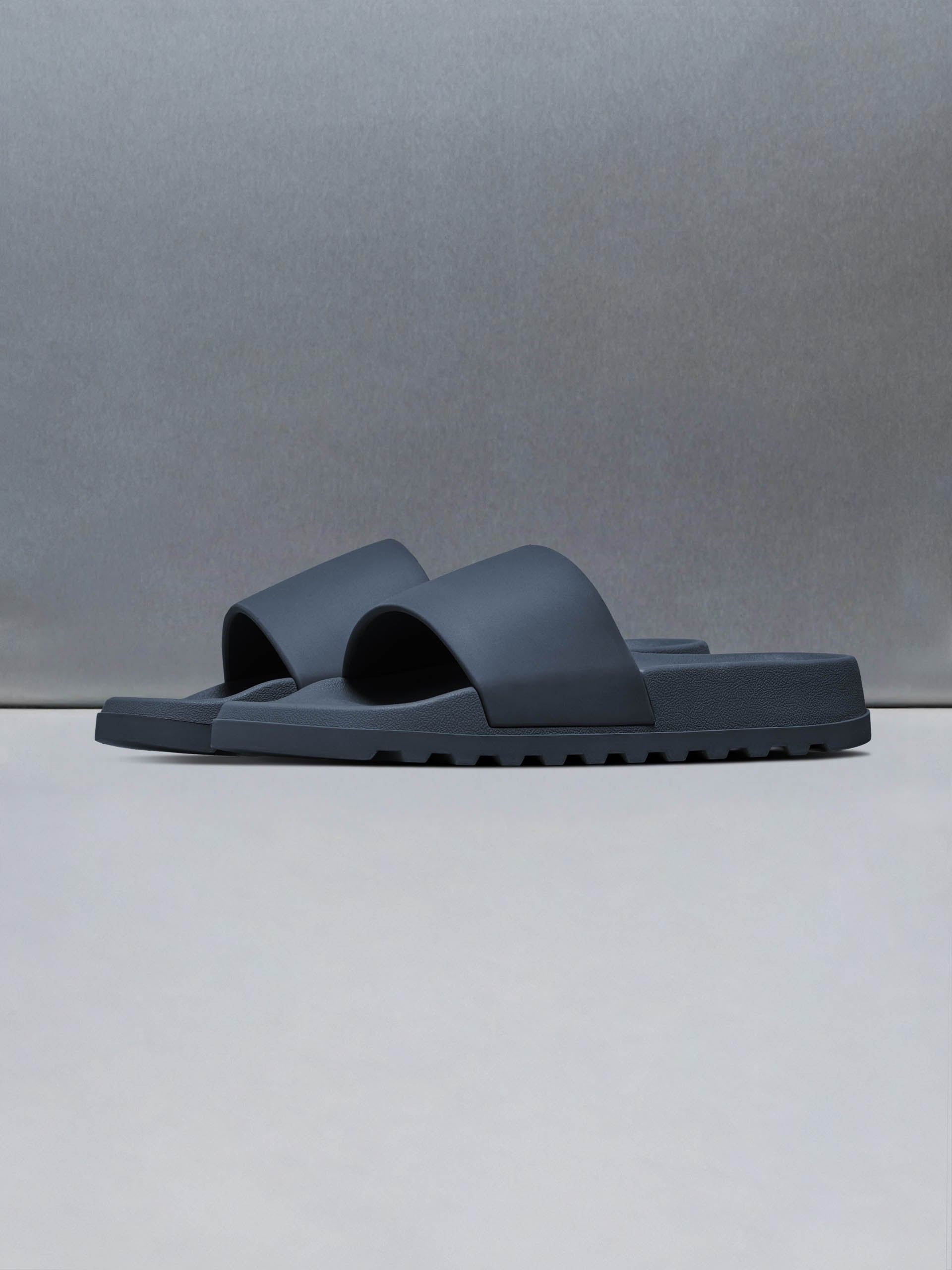 Mens Track Slider in Navy
