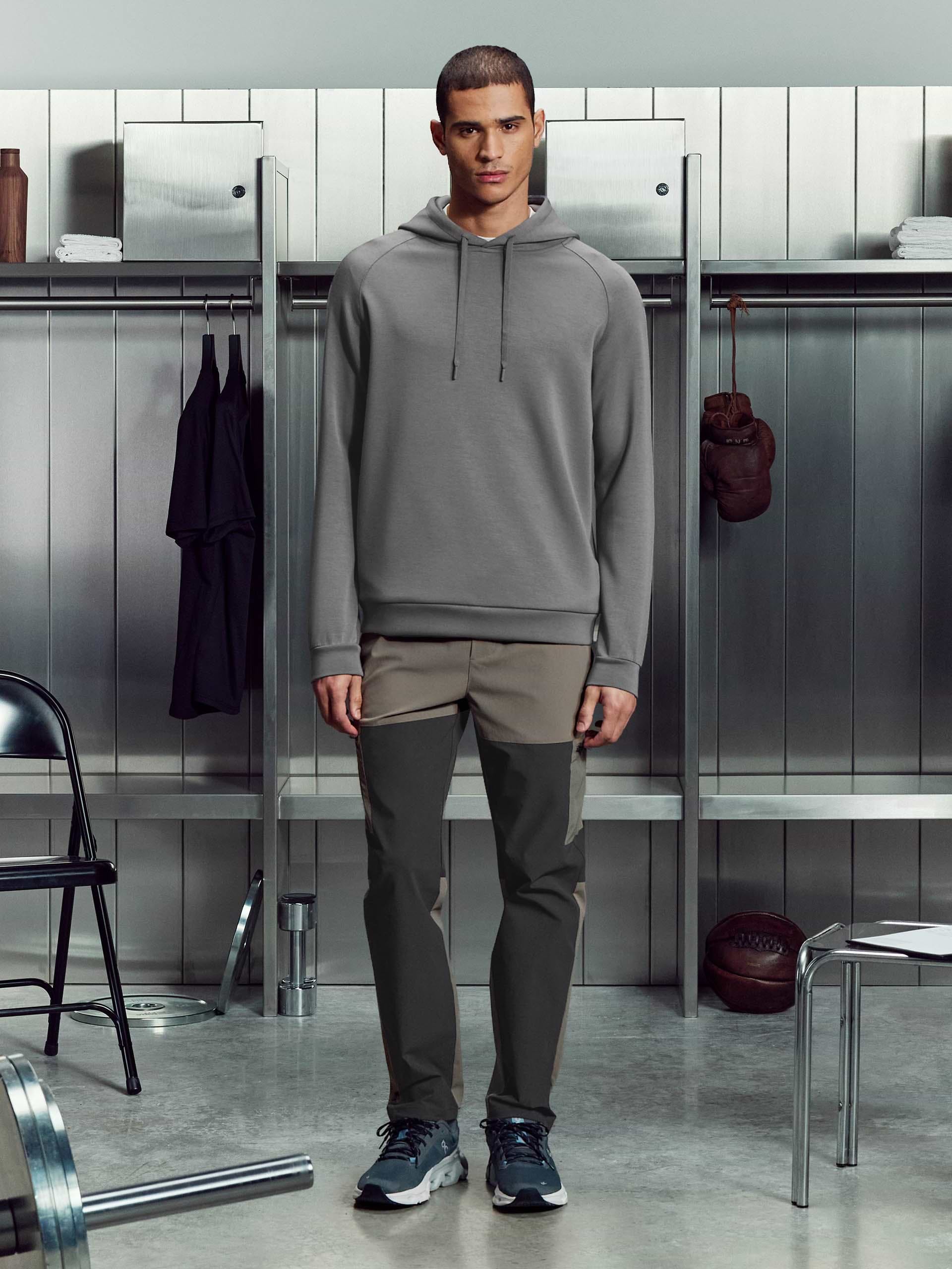 Mens Trail Colour Block Cargo Pant in Grey