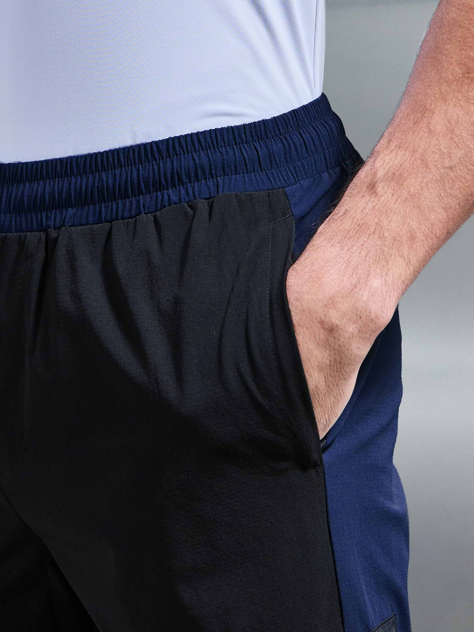 Trail Colour Block Cargo Pant in Navy