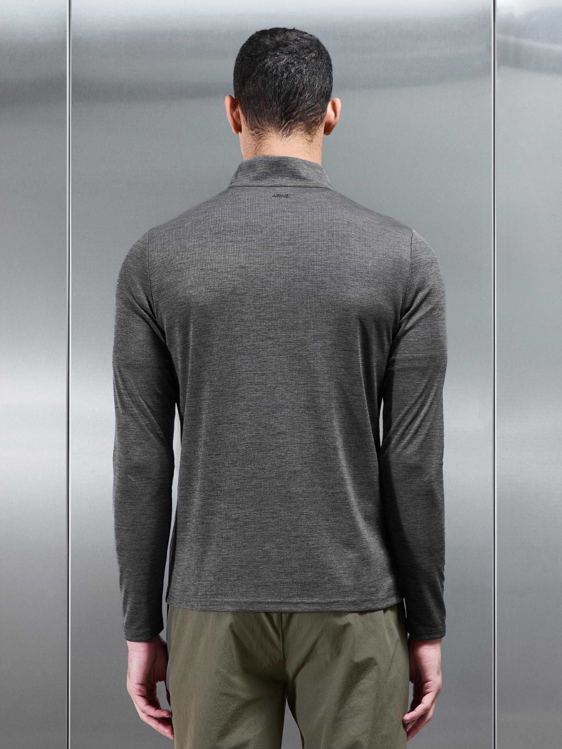 Trail Half Zip in Charcoal