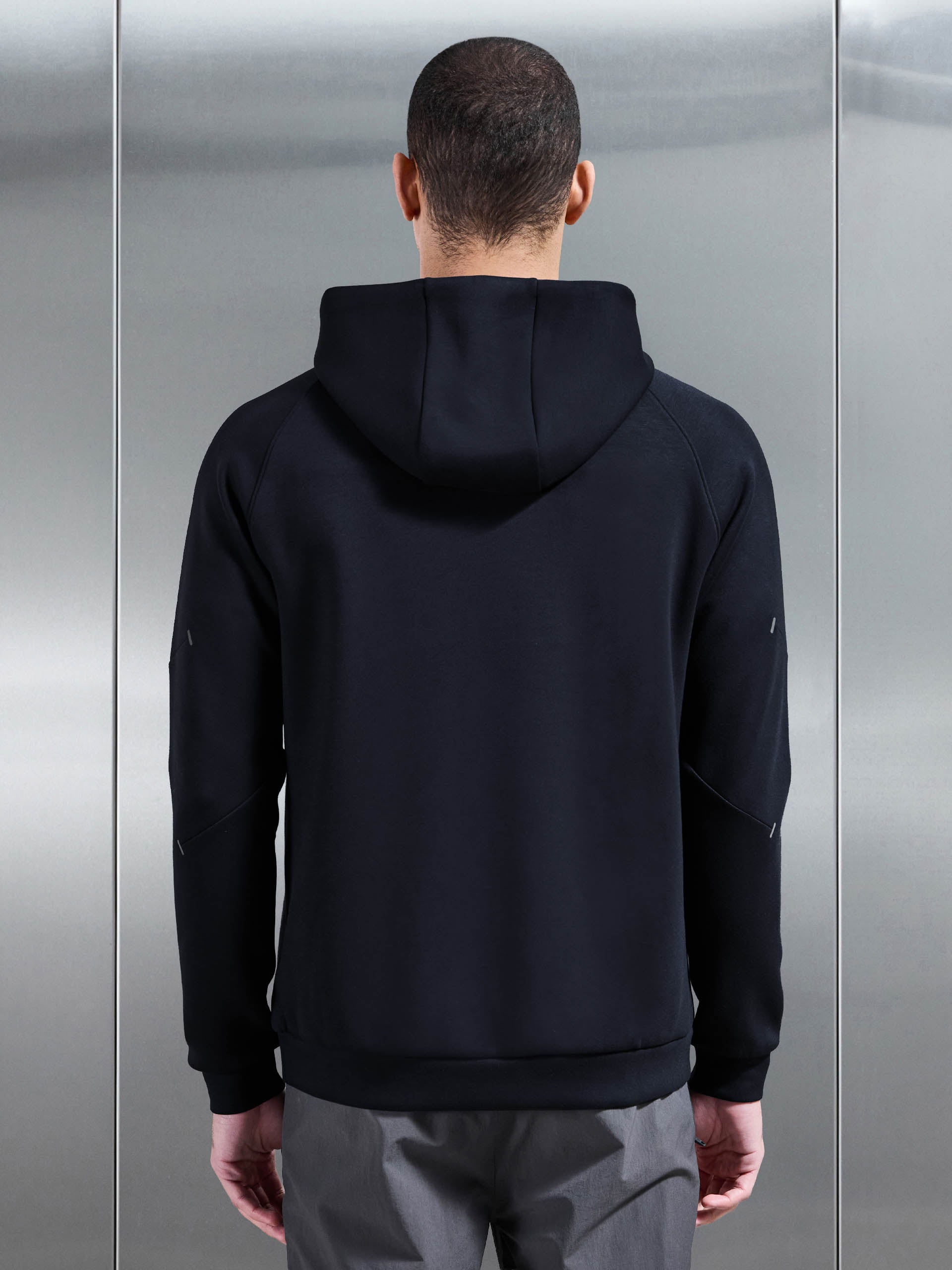 Mens Trail Hybrid Hoodie in Navy