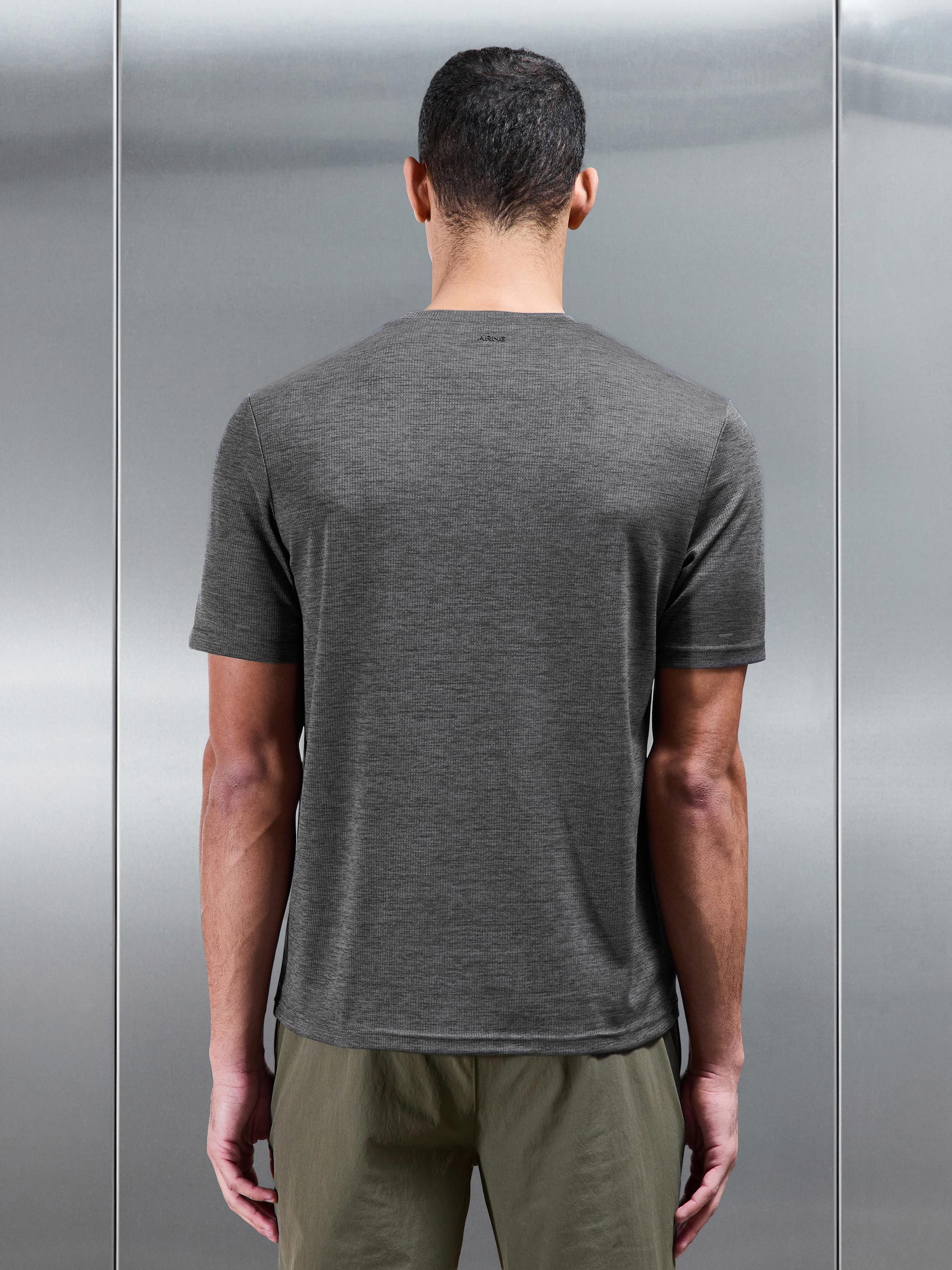 Mens Trail T-Shirt in Charcoal