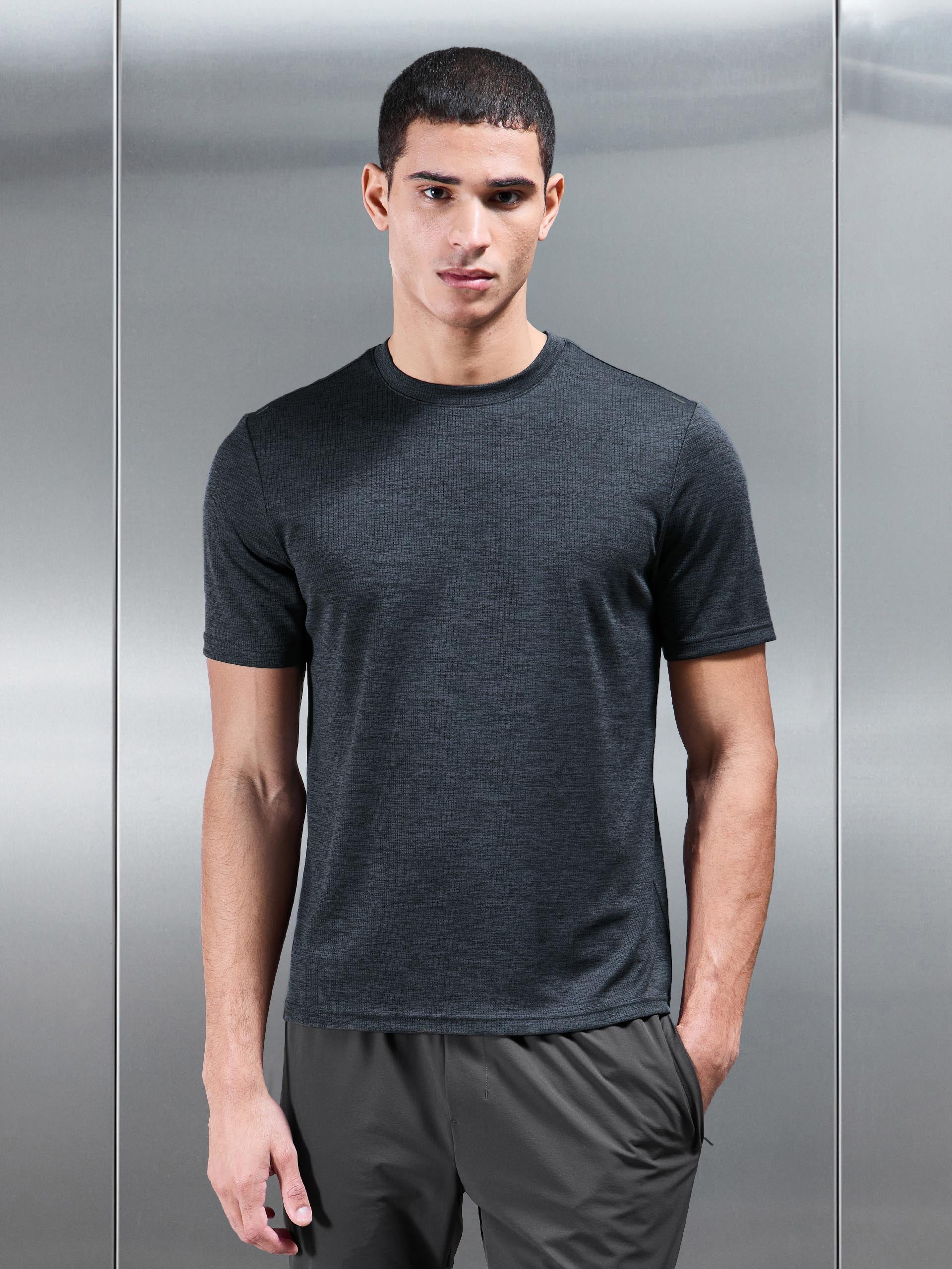 Mens Trail T-Shirt in Slate Blue
