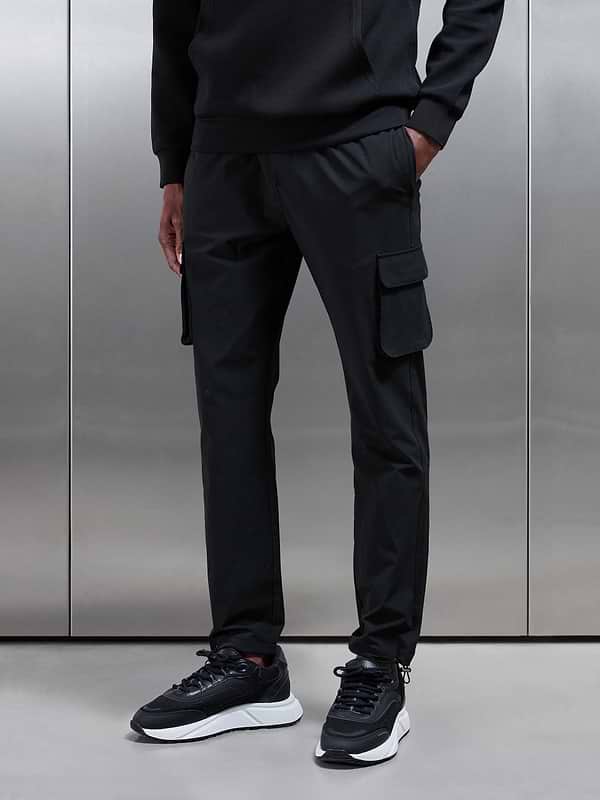Mens Utility Cargo Pant in Black