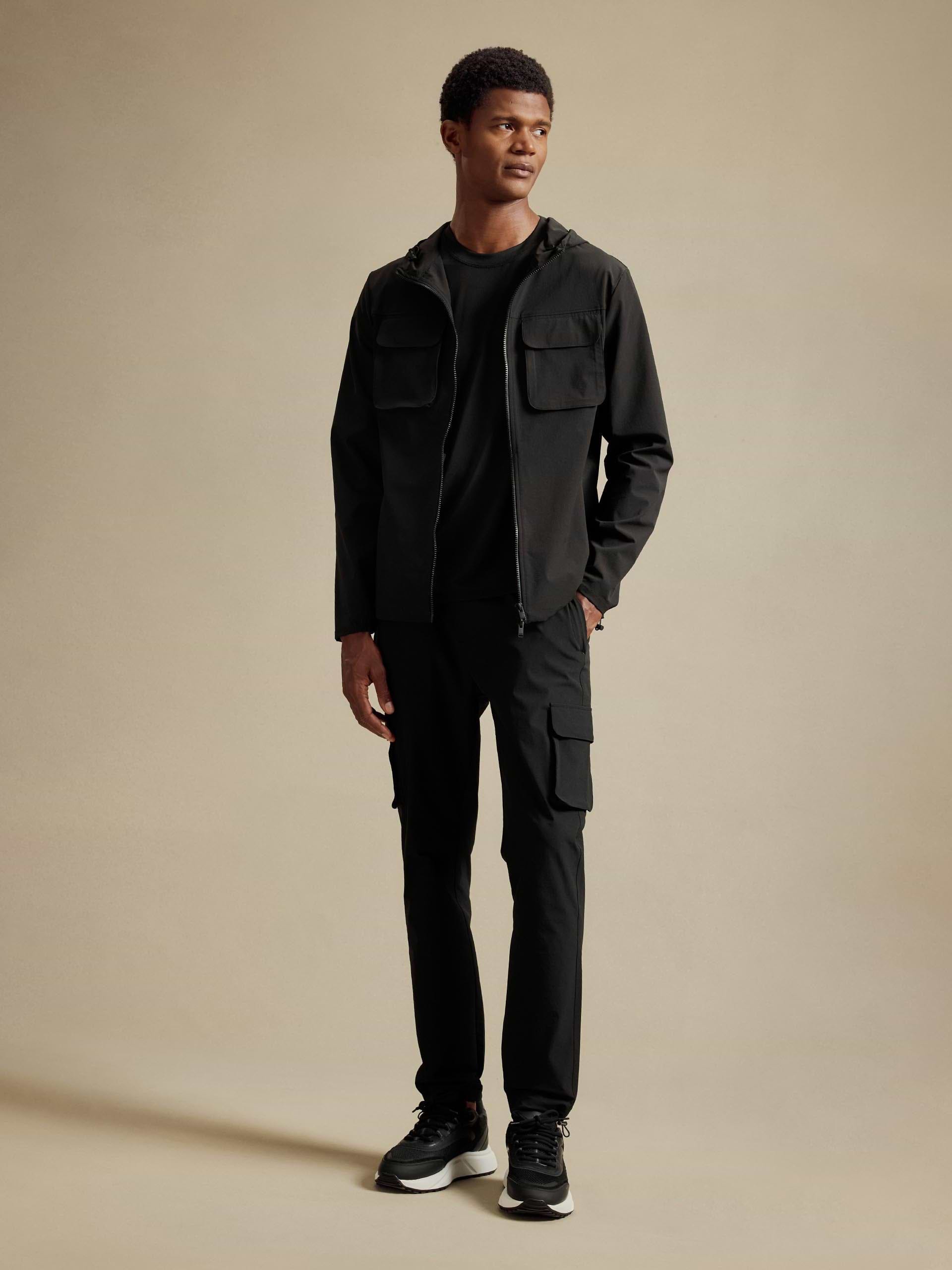 Mens Utility Cargo Pant in Black