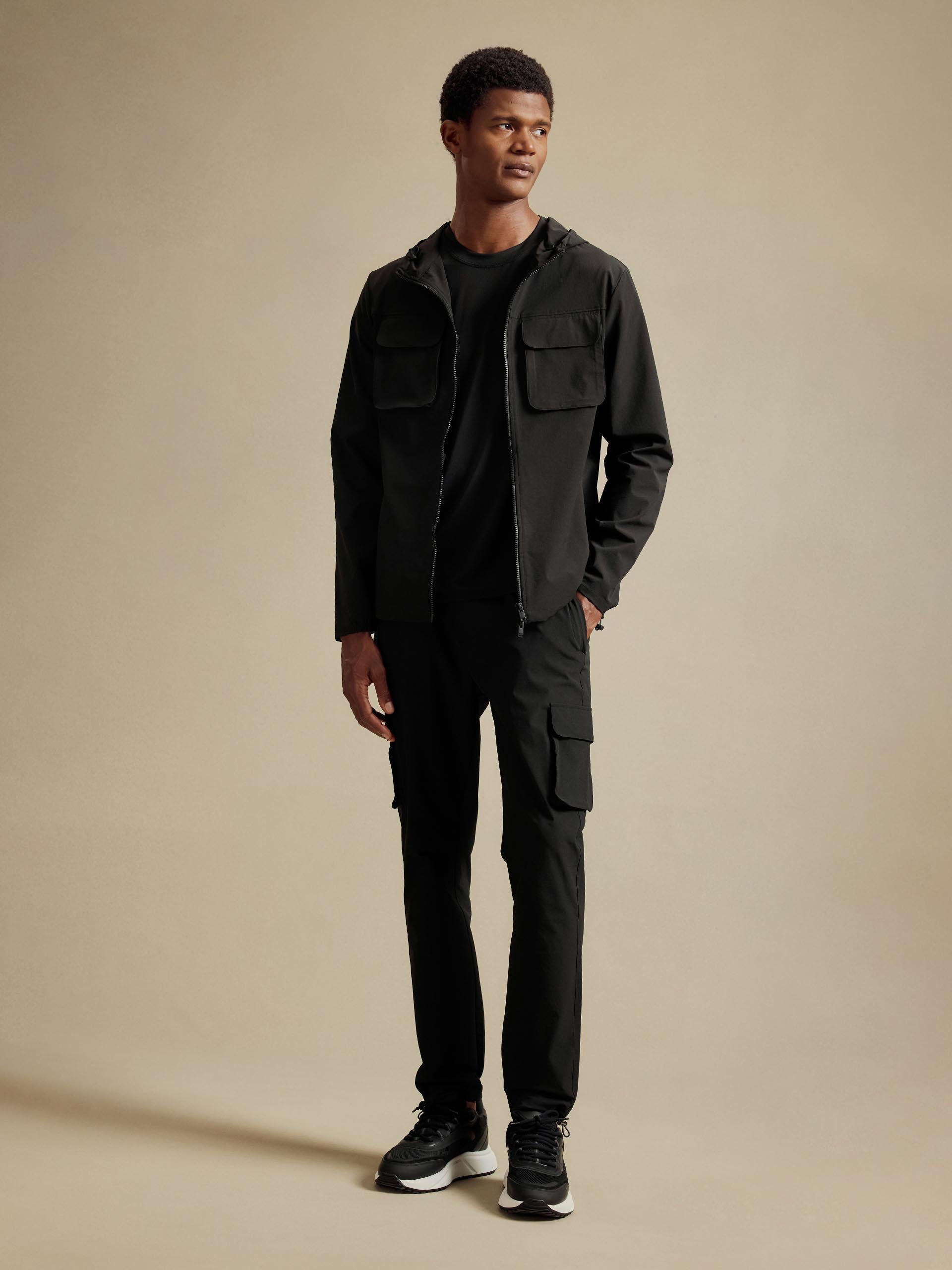 Mens Utility Cargo Pant in Black