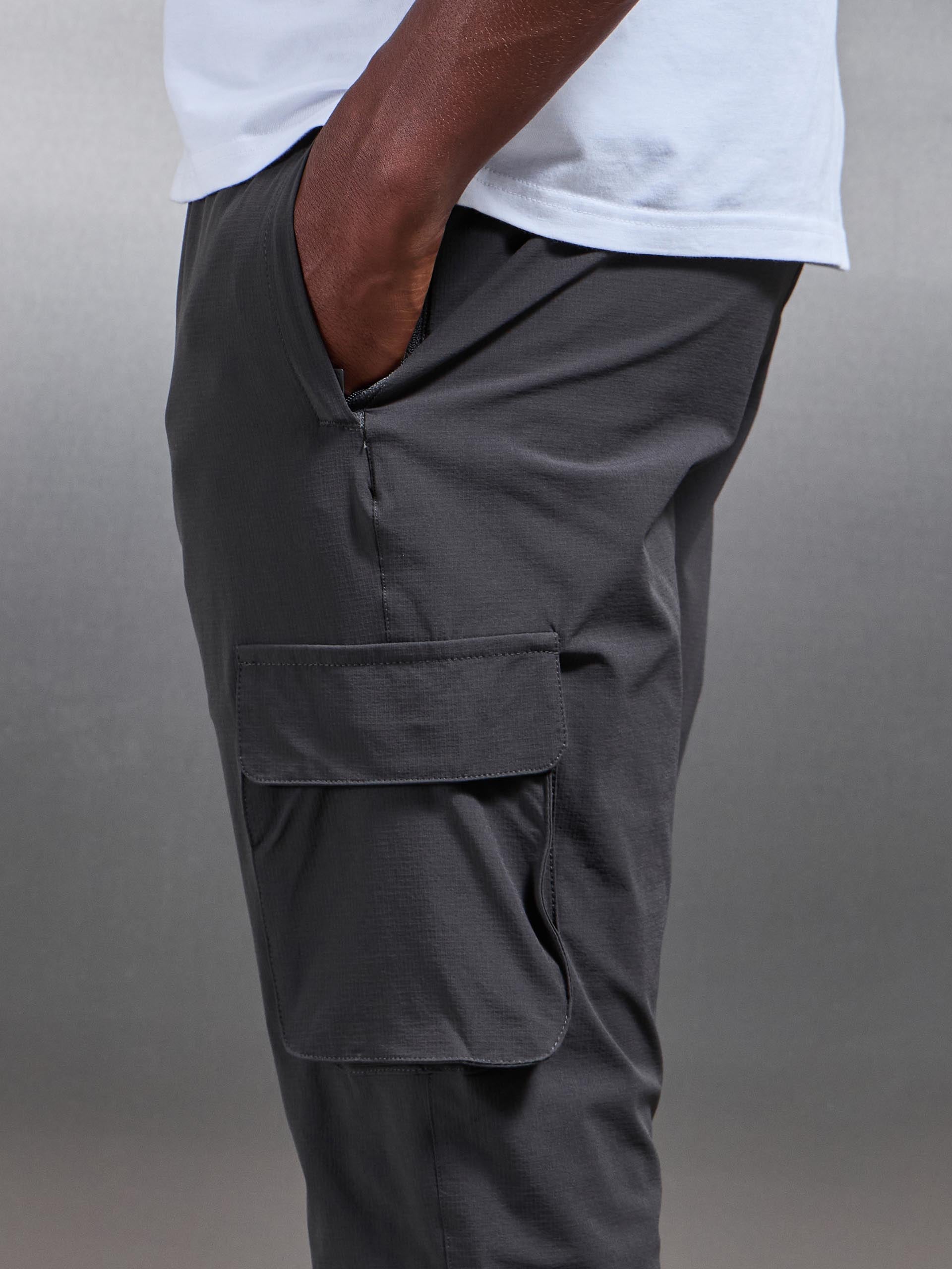 Mens Utility Cargo Pant in Grey