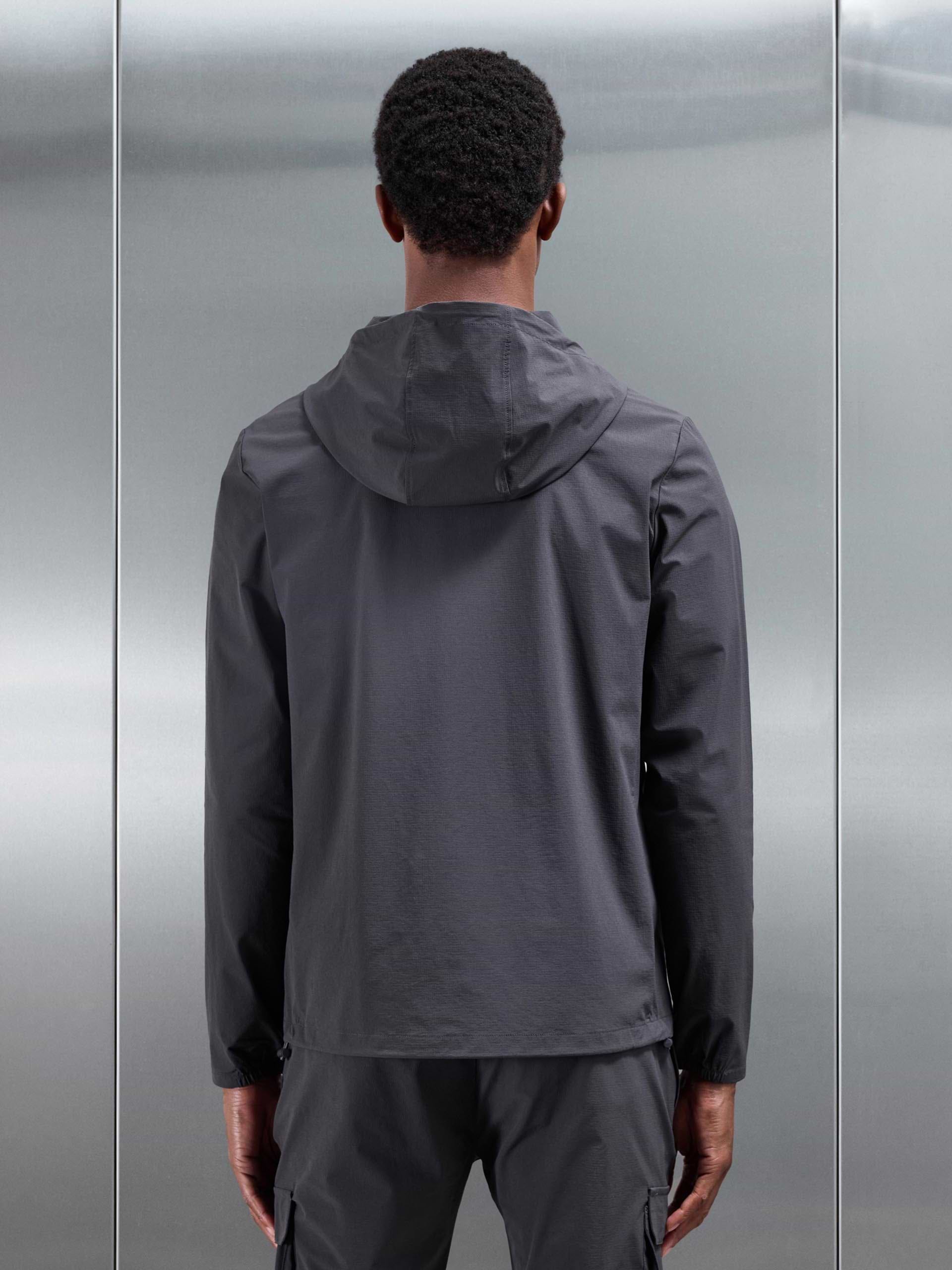 Utility Cargo Windbreaker in Grey