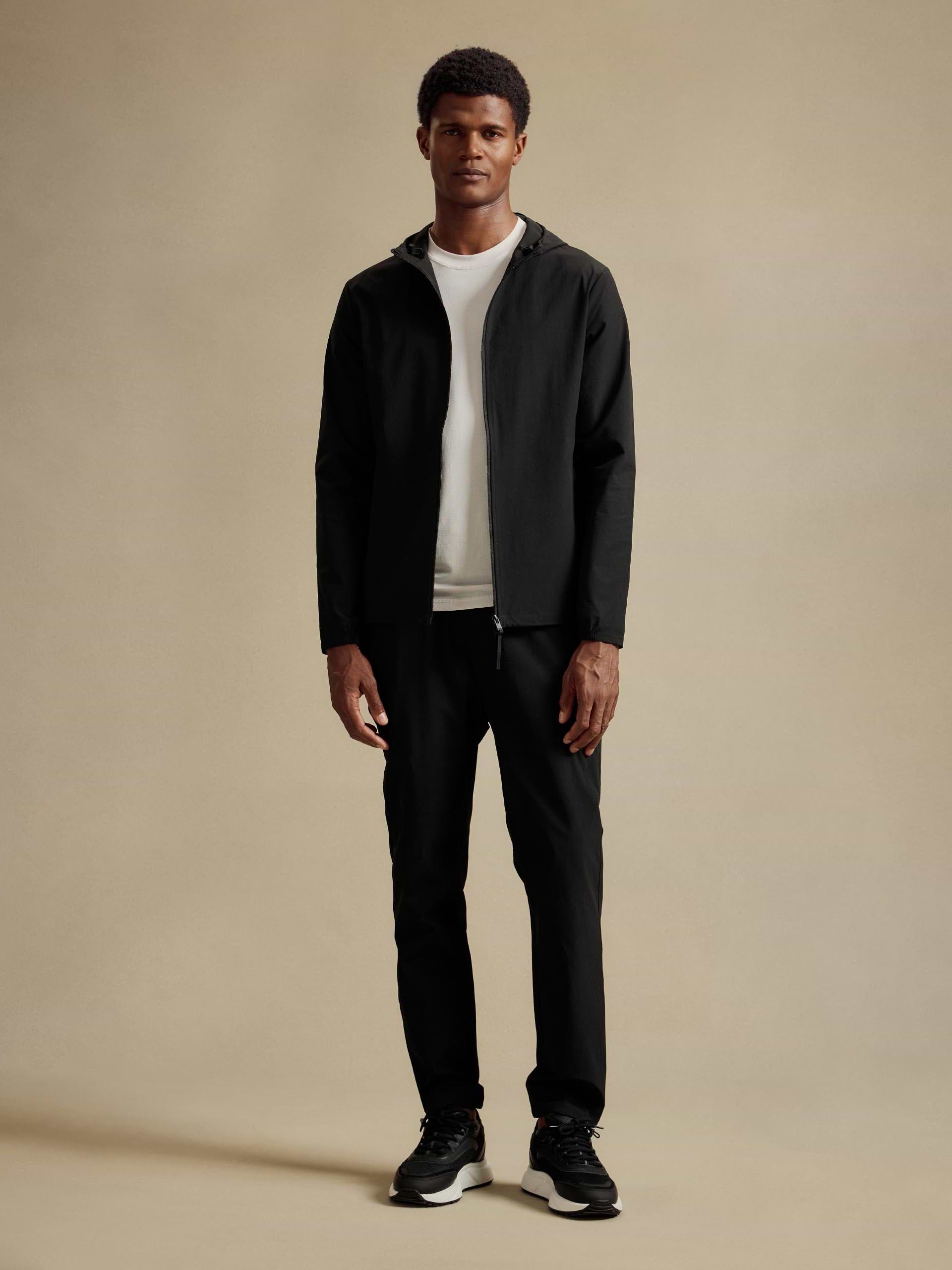 Mens Utility Trackpant in Black