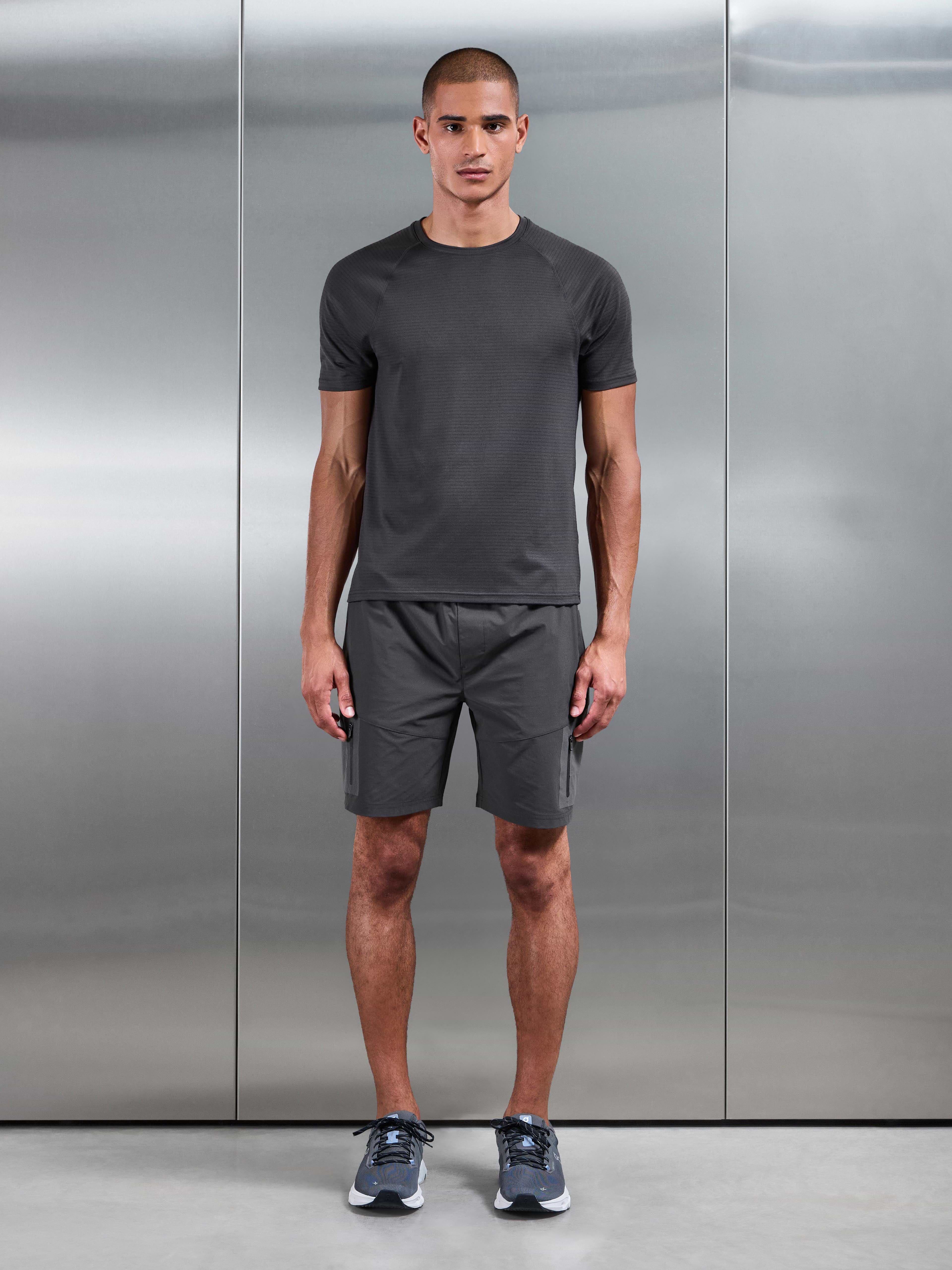 Utility Trail Cargo Short in Grey