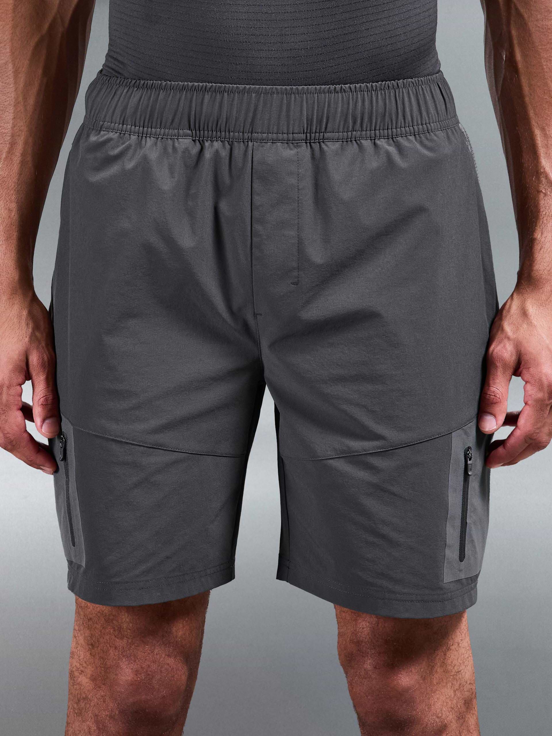 Utility Trail Cargo Short in Grey