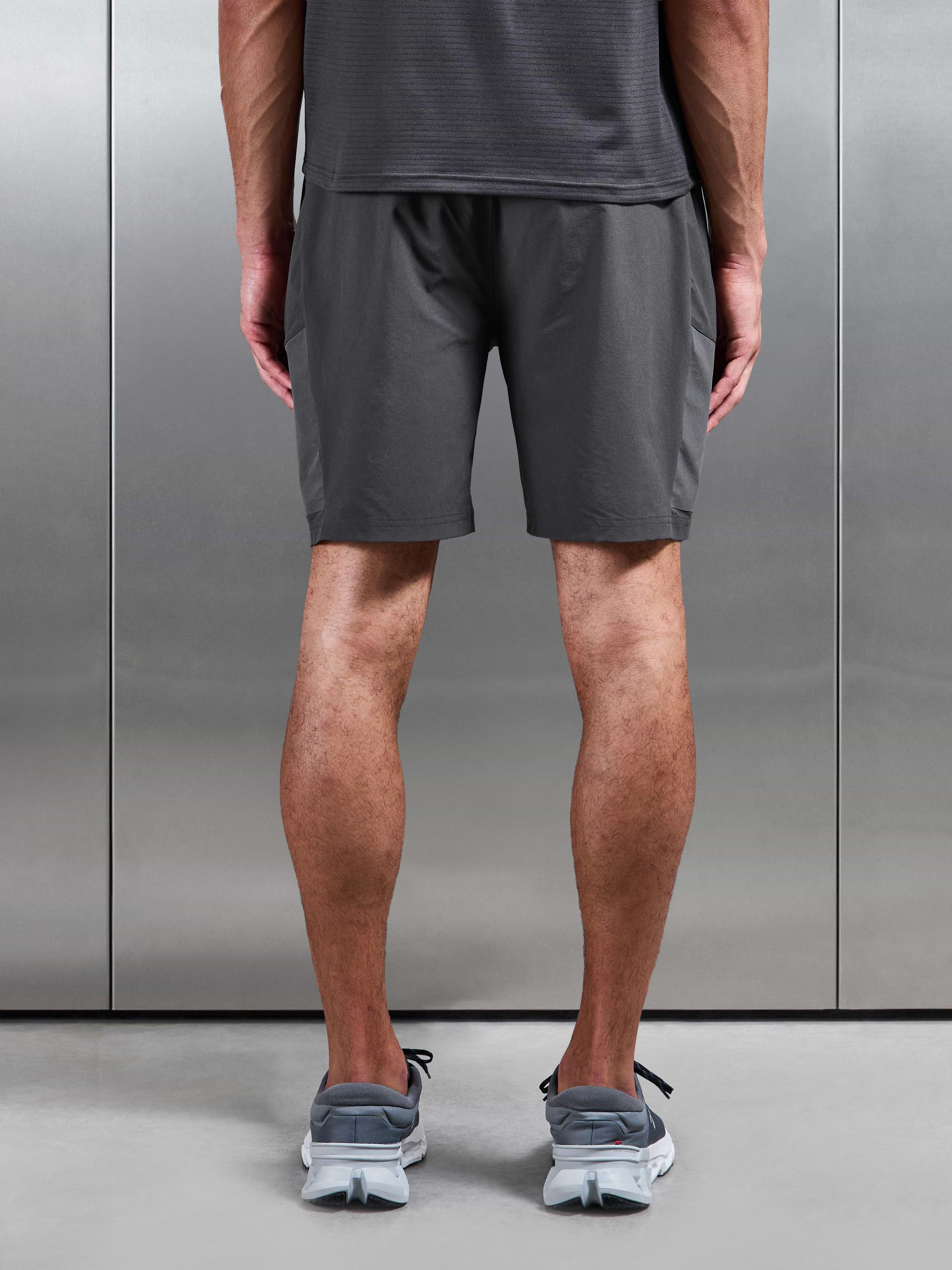 Utility Trail Cargo Short in Grey
