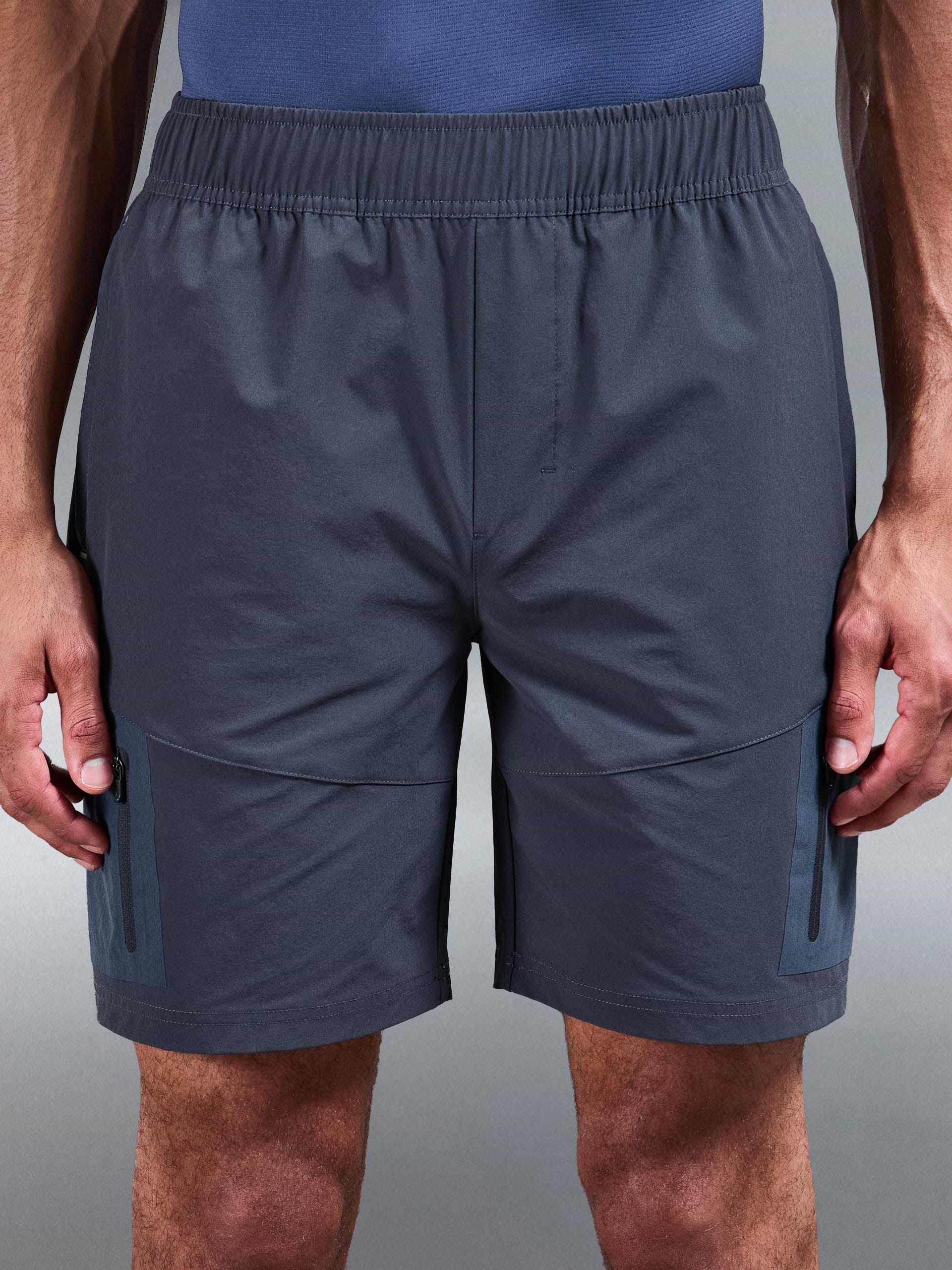 Utility Trail Cargo Short in Slate Blue