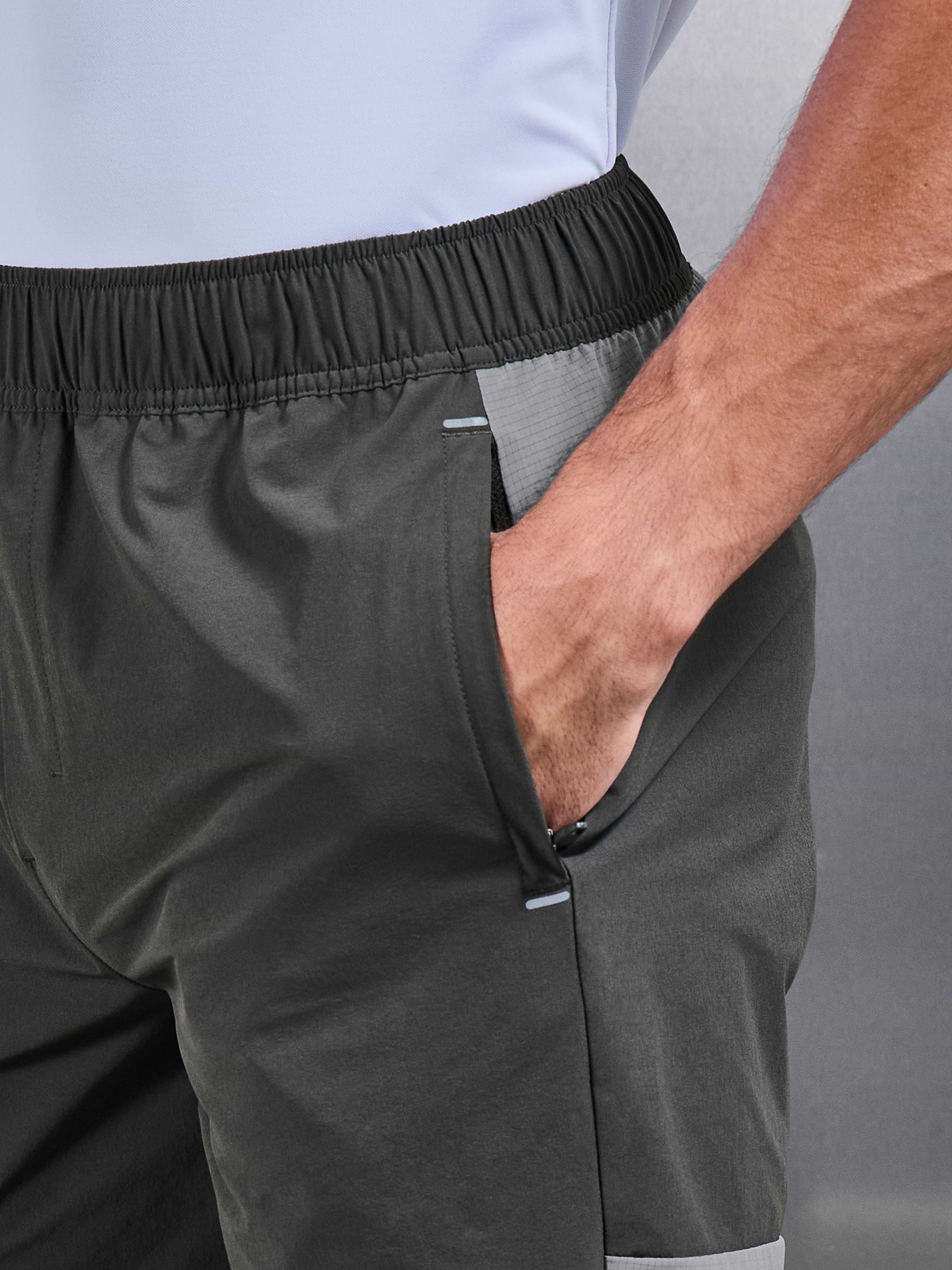 Utility Trail Short in Grey Mid Grey