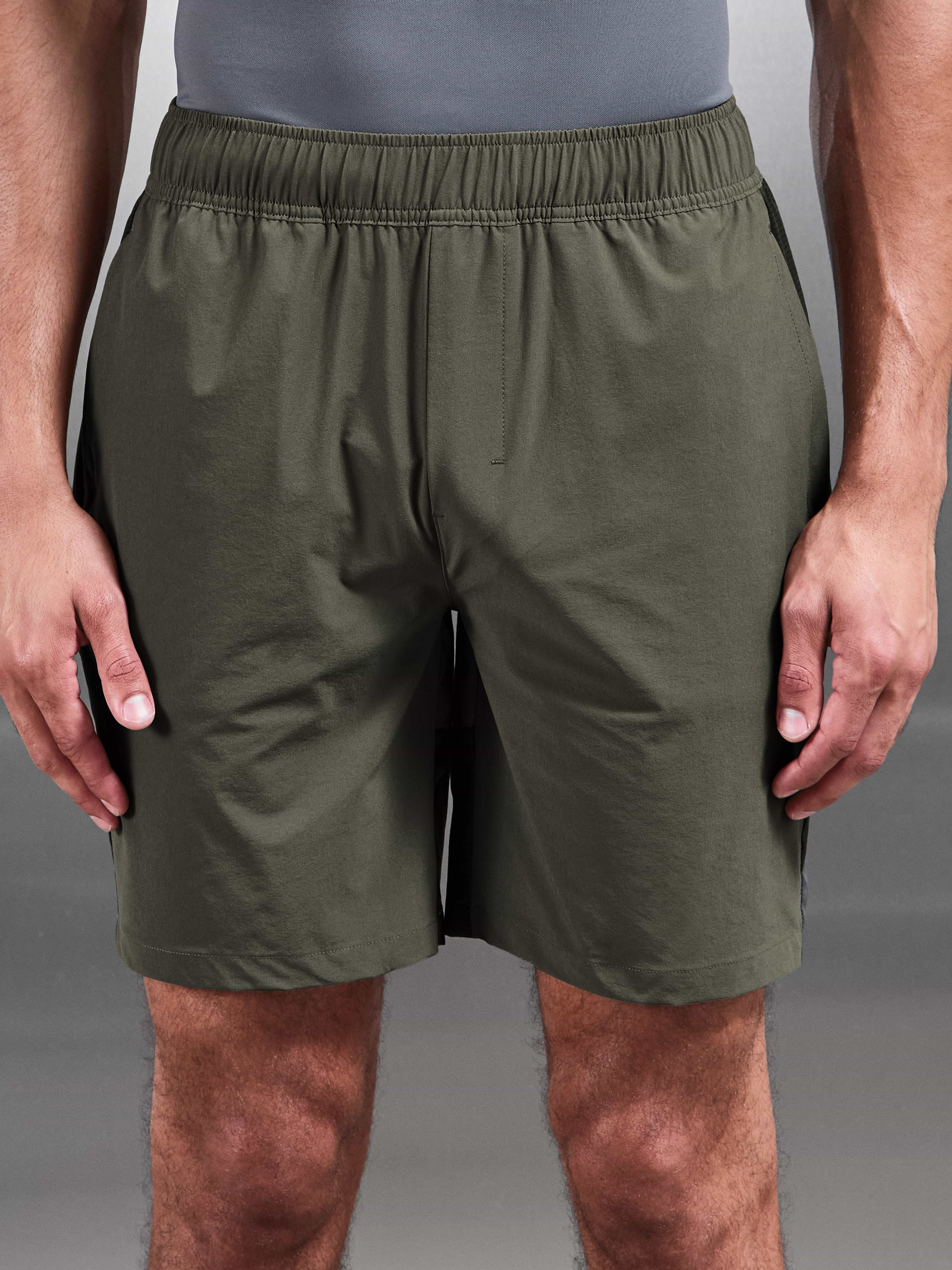 Utility Trail Short in Olive Grey