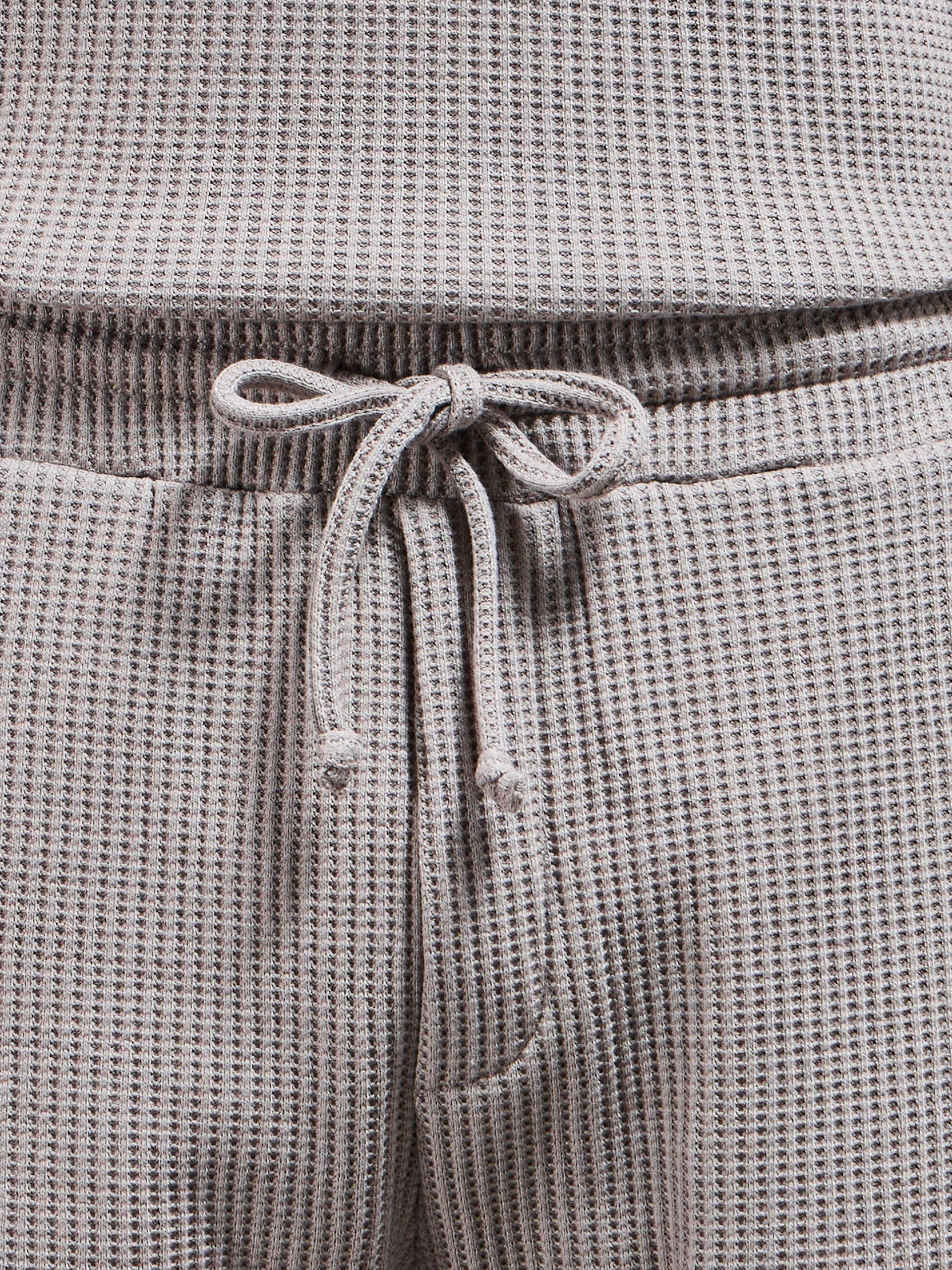 Mens Waffle Relaxed Short in Taupe