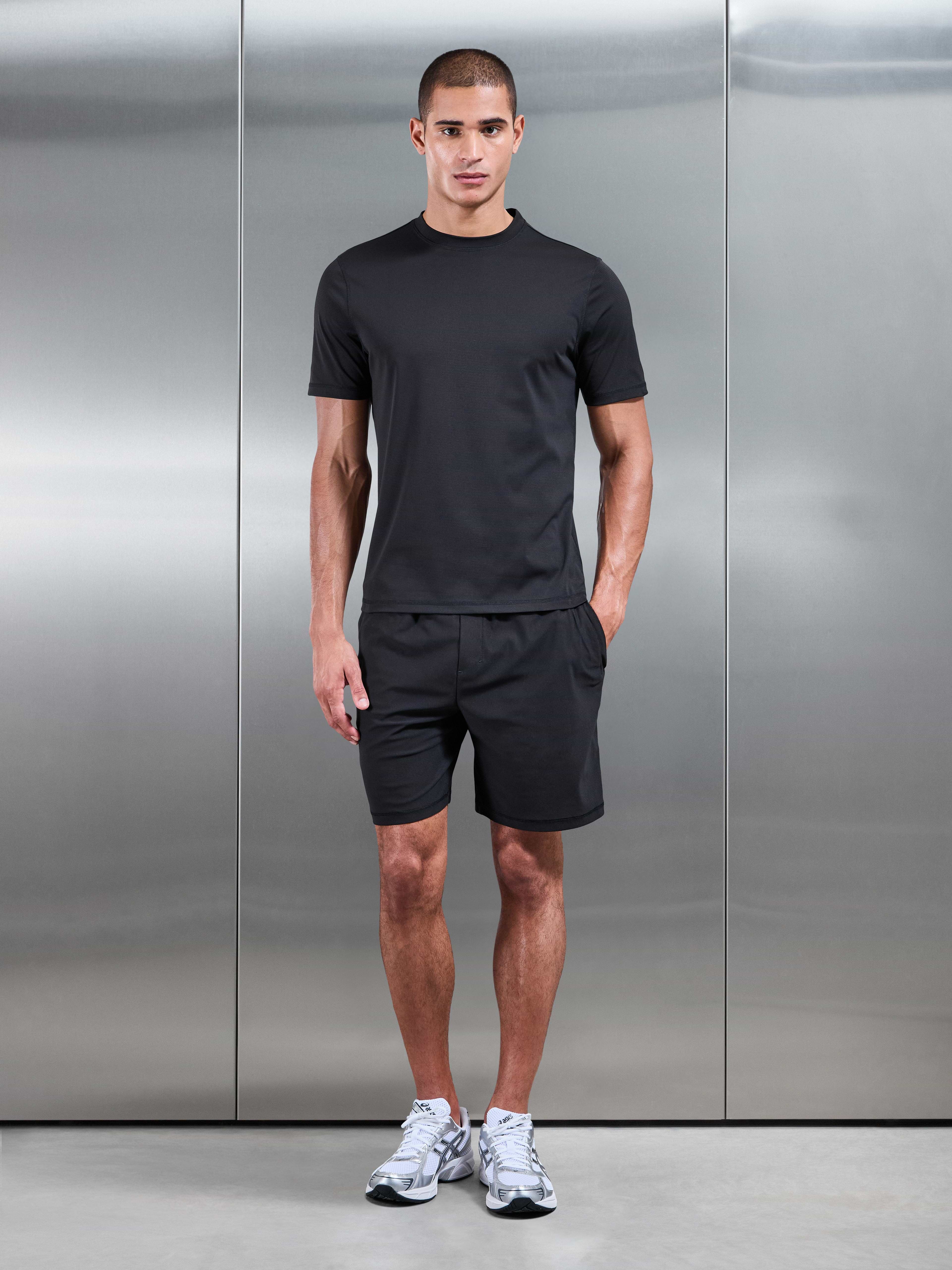 Warp Knitted Short in Black