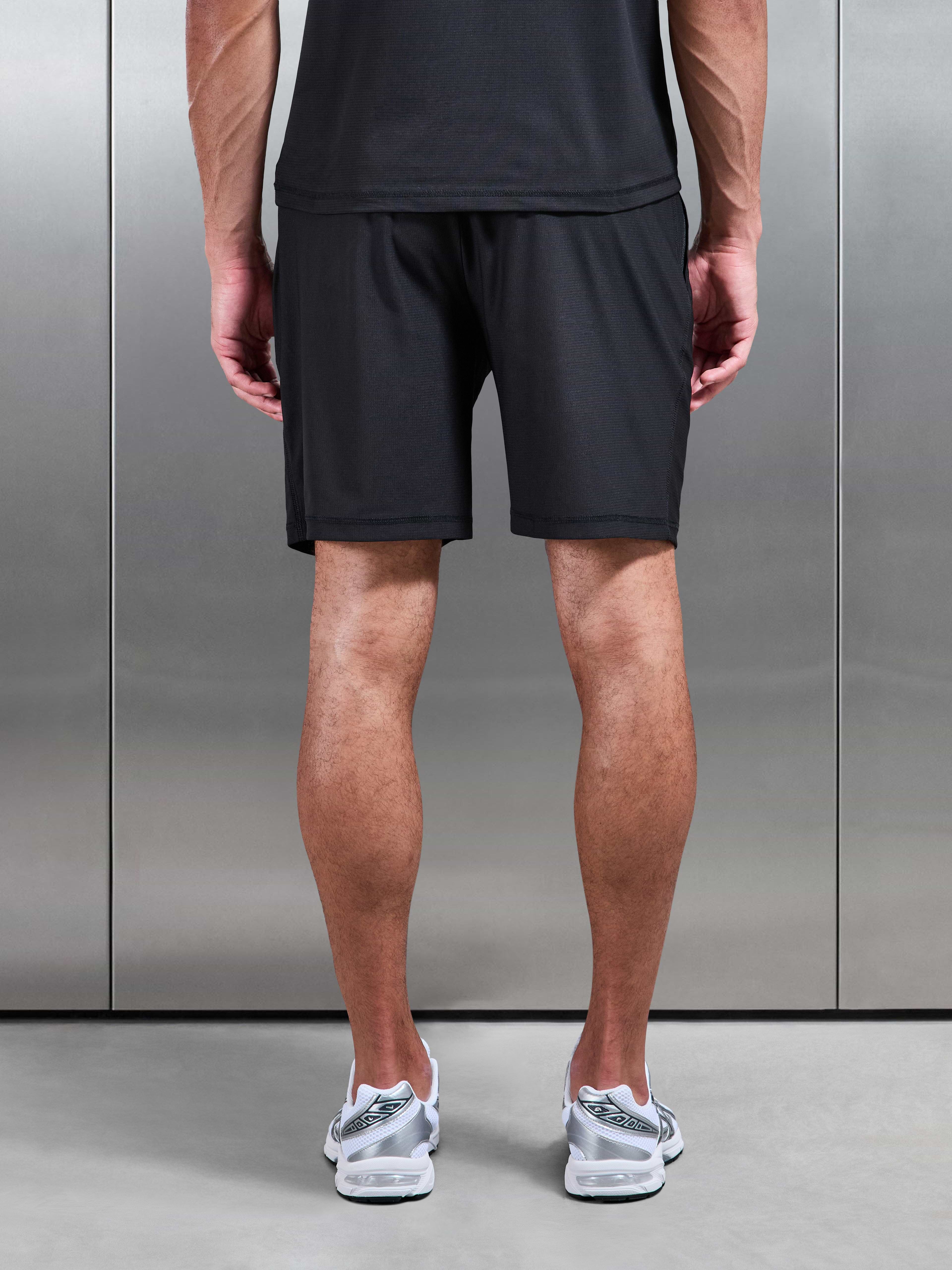 Warp Knitted Short in Black