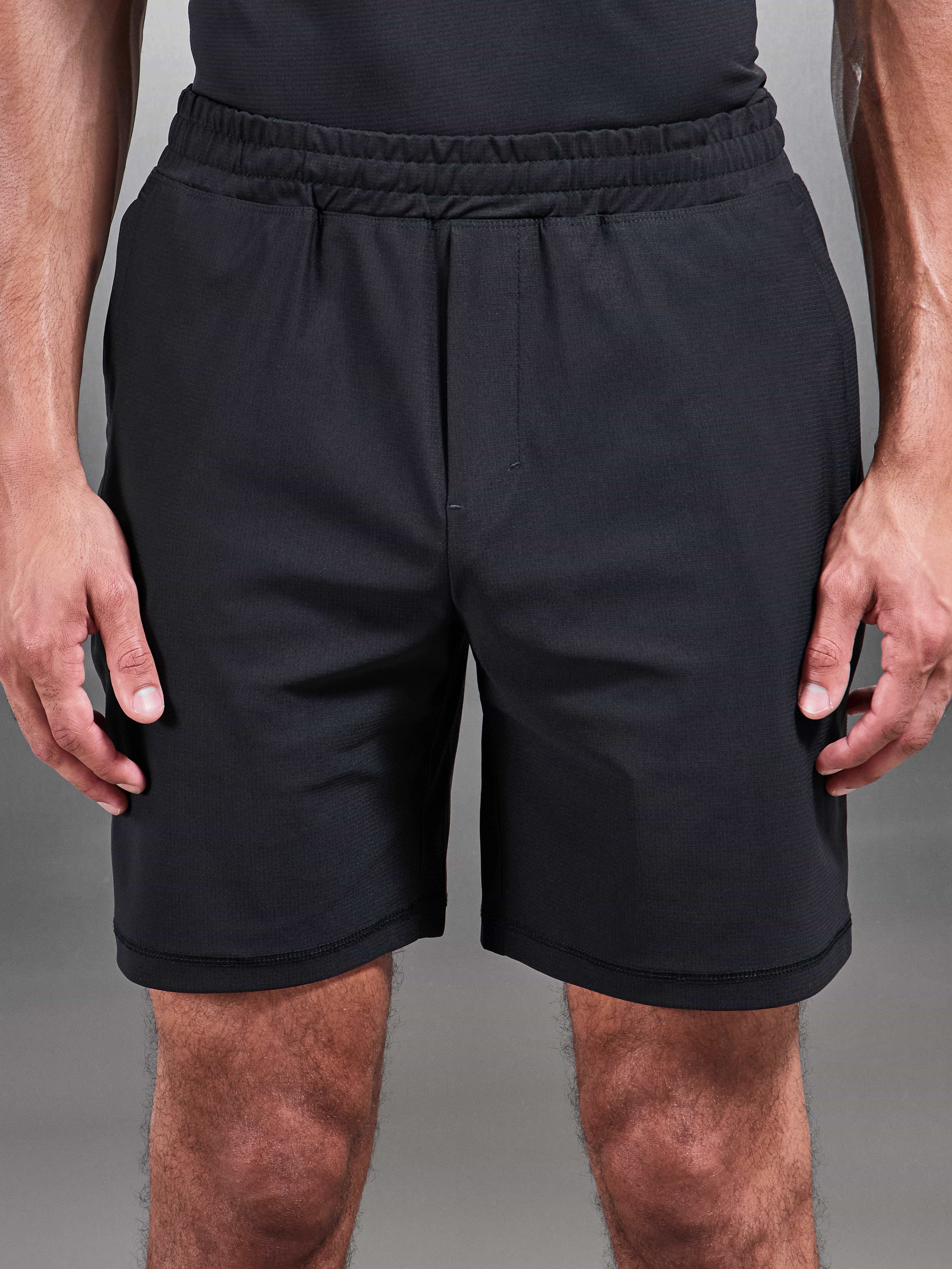 Warp Knitted Short in Black