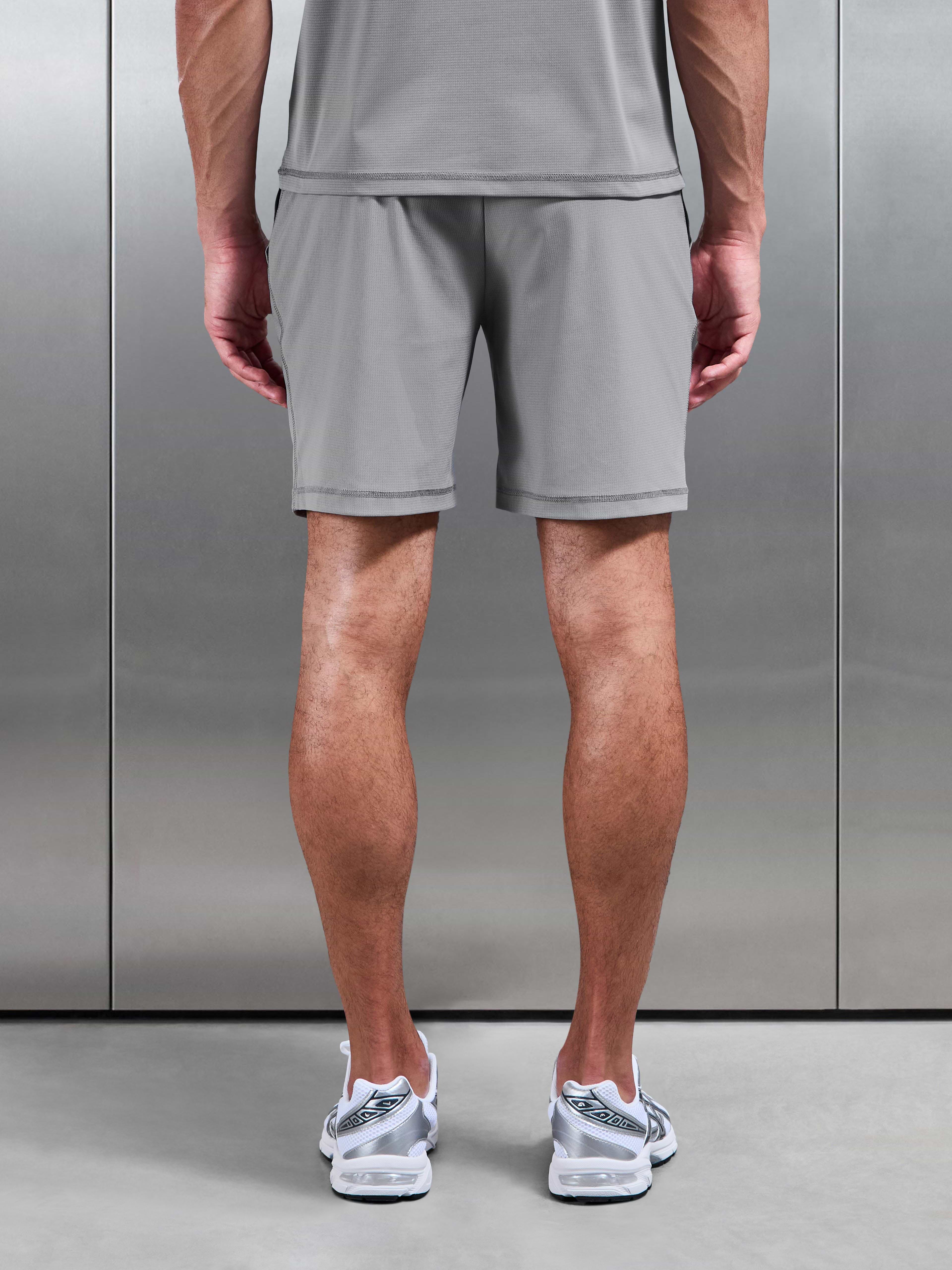 Warp Knitted Short in Grey