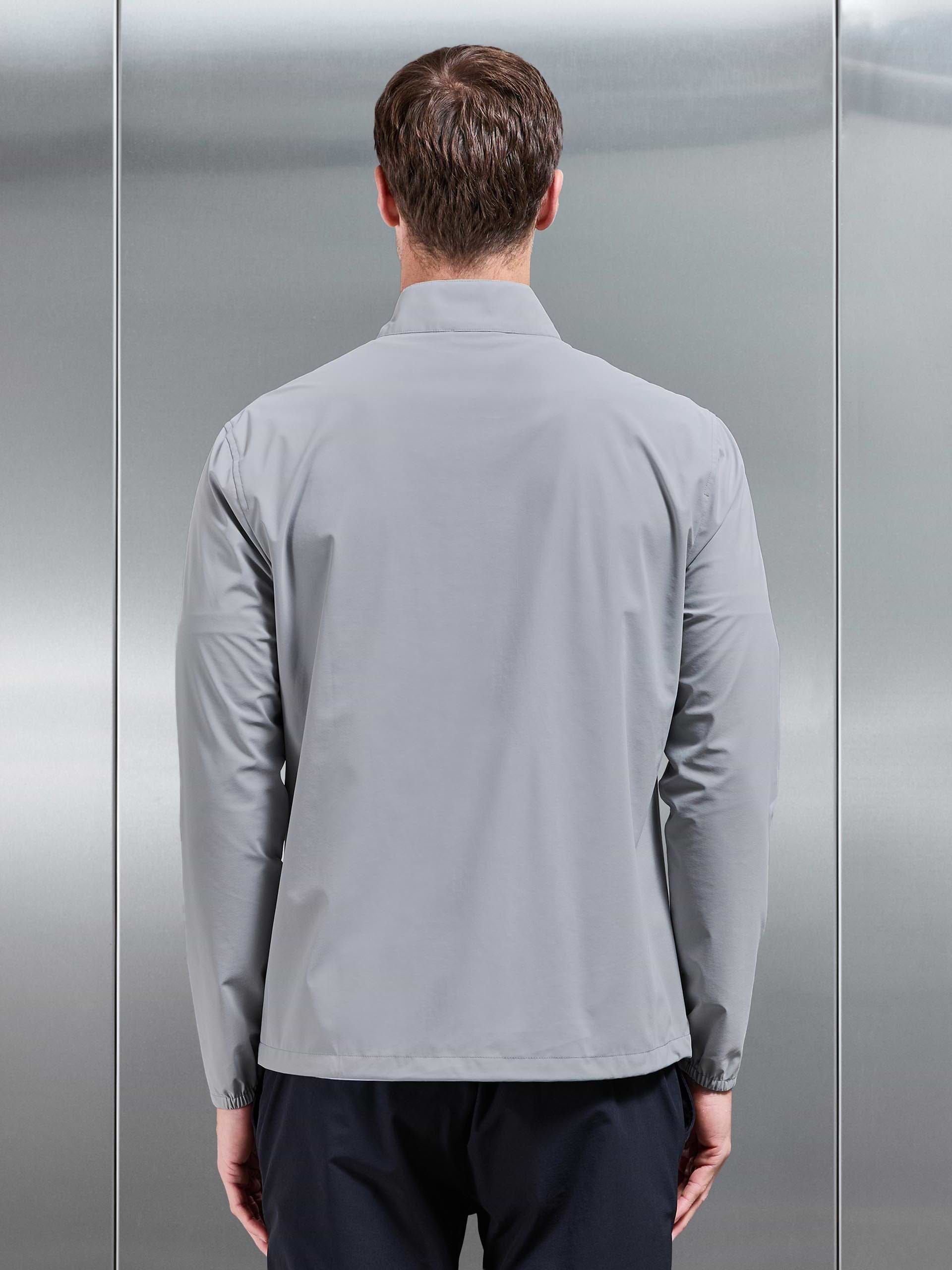 Water Repellent Cargo Jacket in Mid Grey