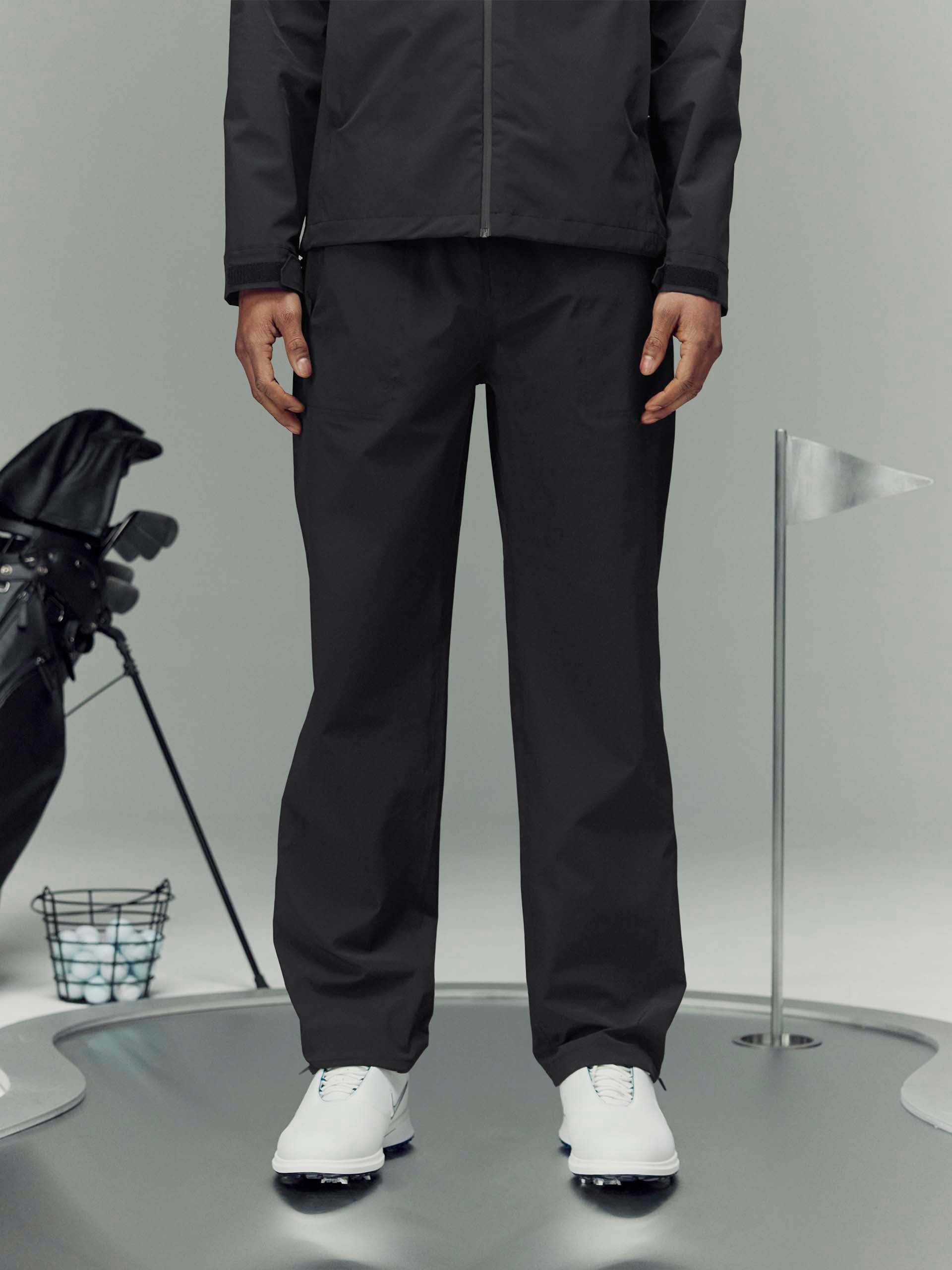 Mens Waterproof Golf Pant in Black