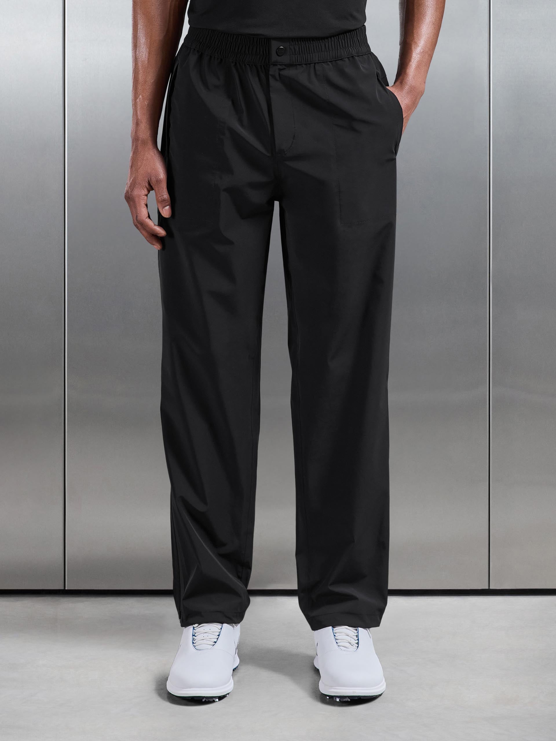 Mens Waterproof Golf Pant in Black