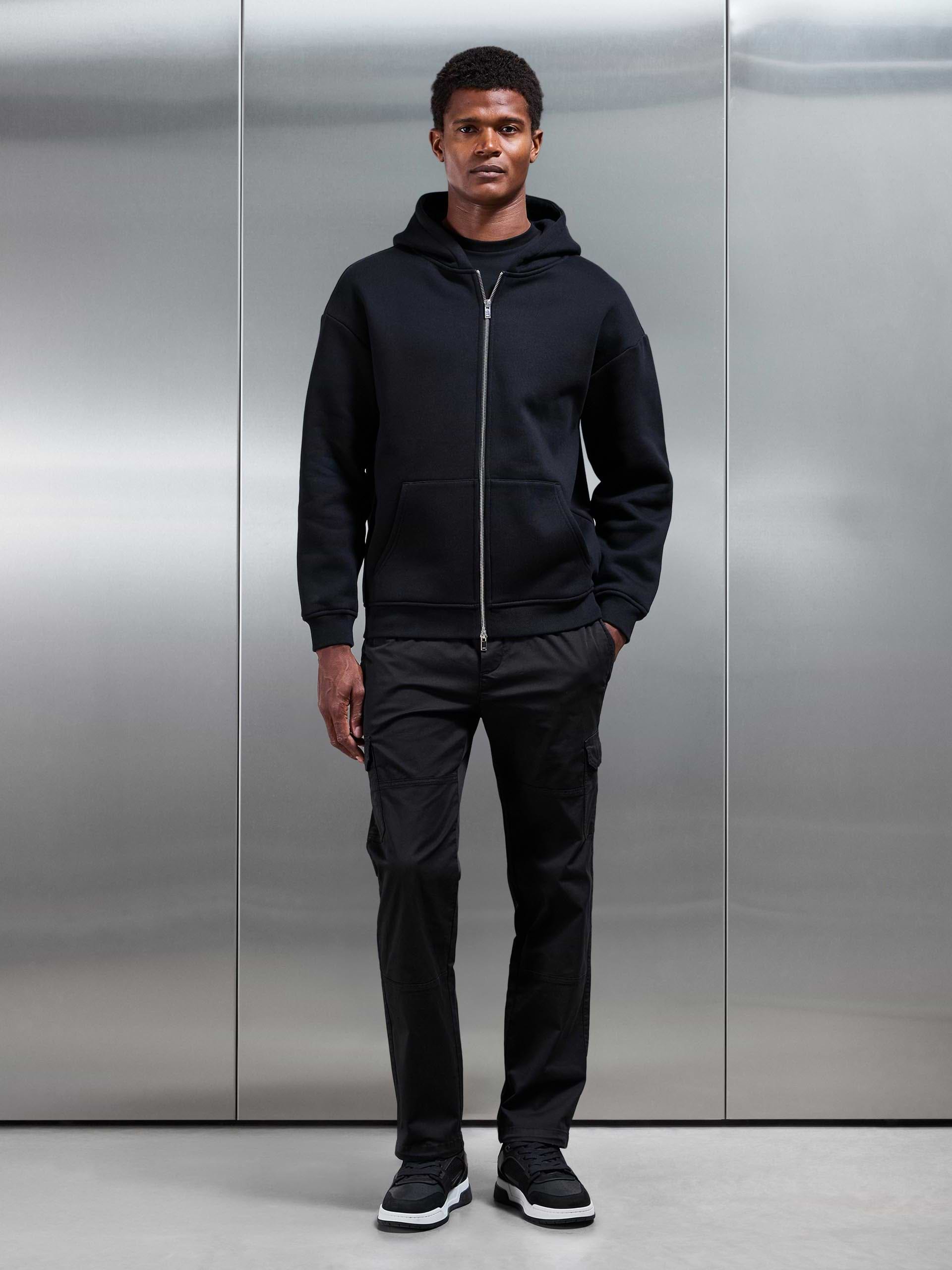 Mens Worker Cargo Pant in Black