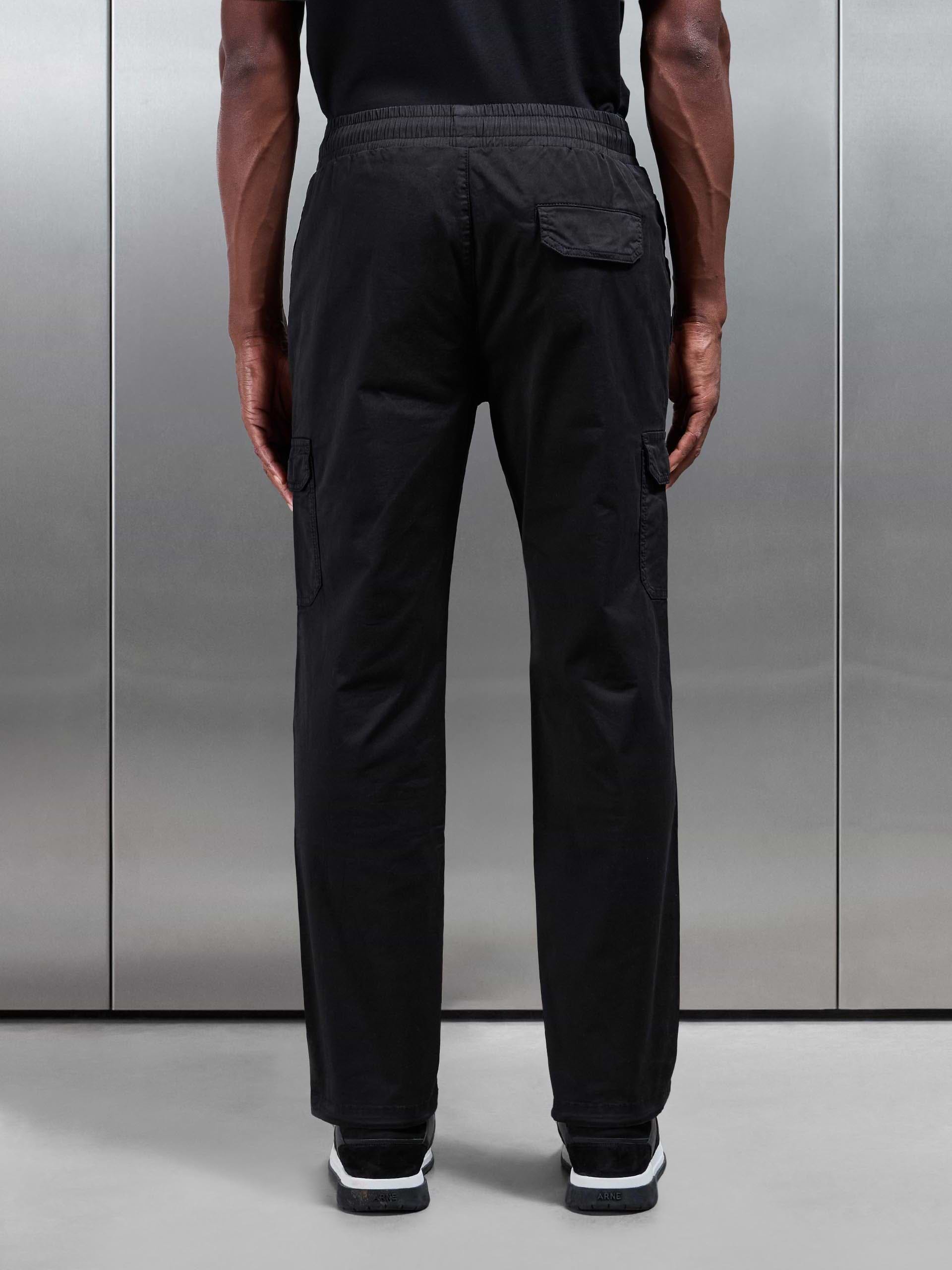 Worker Cargo Pant in Black