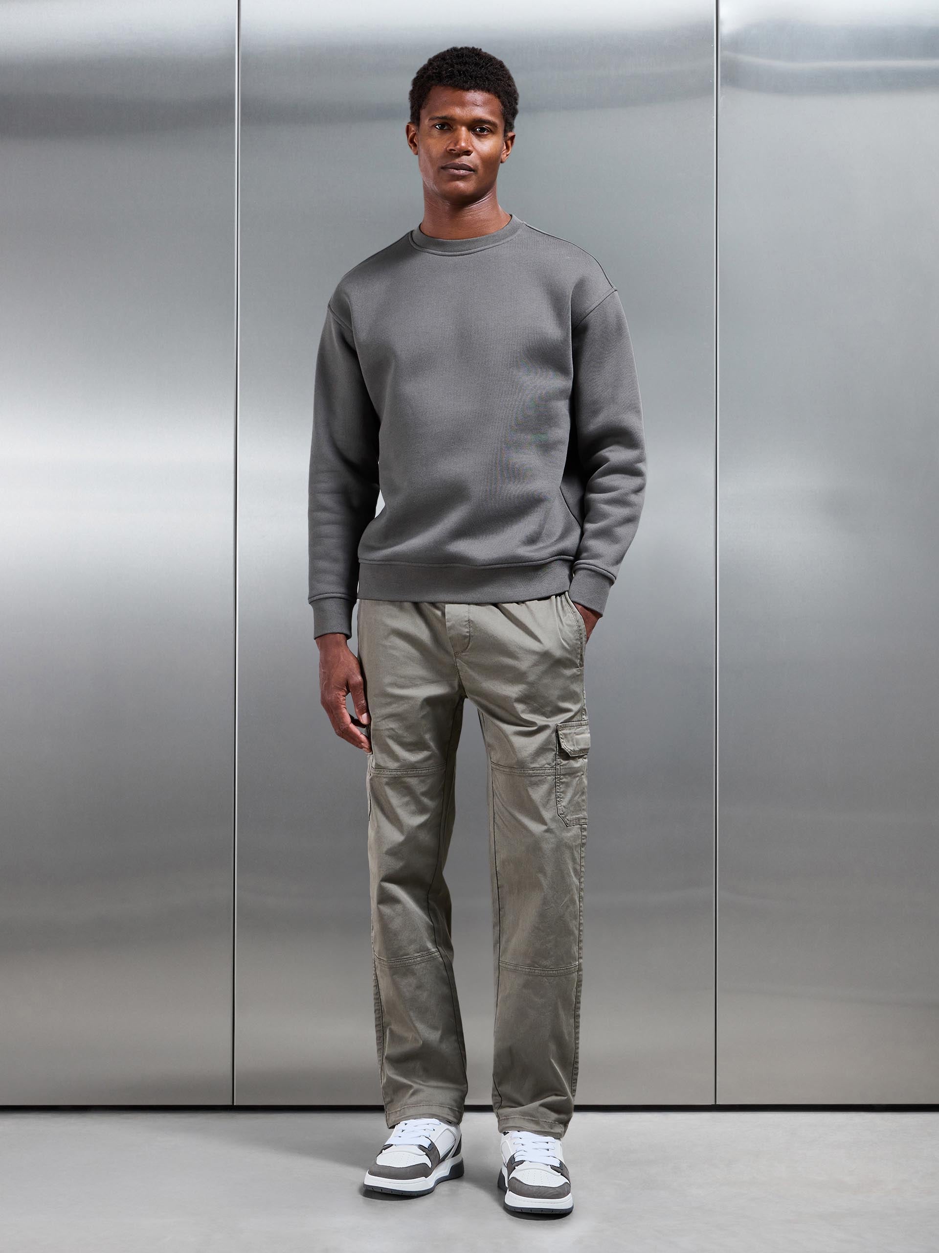 Mens Worker Cargo Pant in Olive